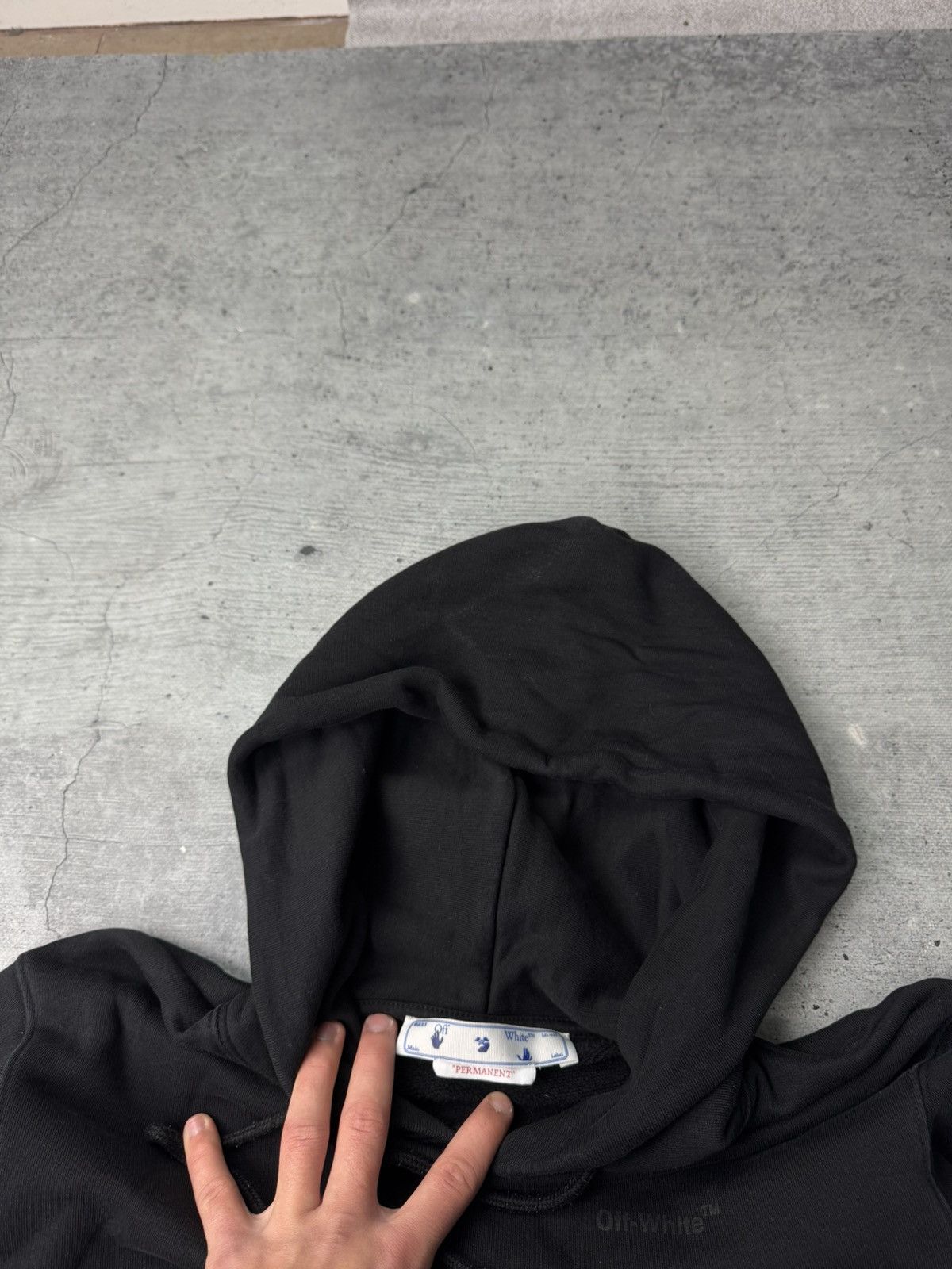 Off-White Black Off-White Over Sized Hoodie Size US S / EU 44-46 / 1 - 4 Thumbnail