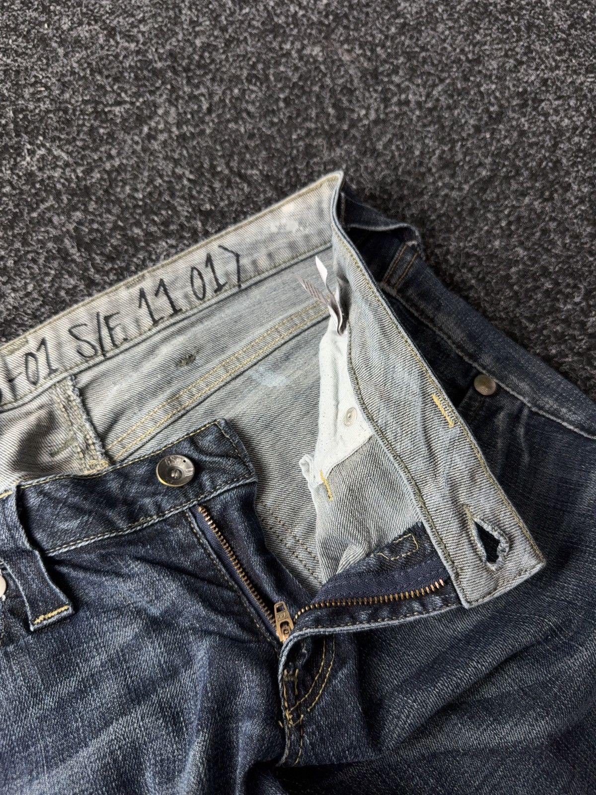 G-Star 🔥G Star PUNK OPIUM Retro Y2K BLUE GOTHIC JEANS Y2k goth Size 34" / US 12 / IT 48 - 5 Thumbnail