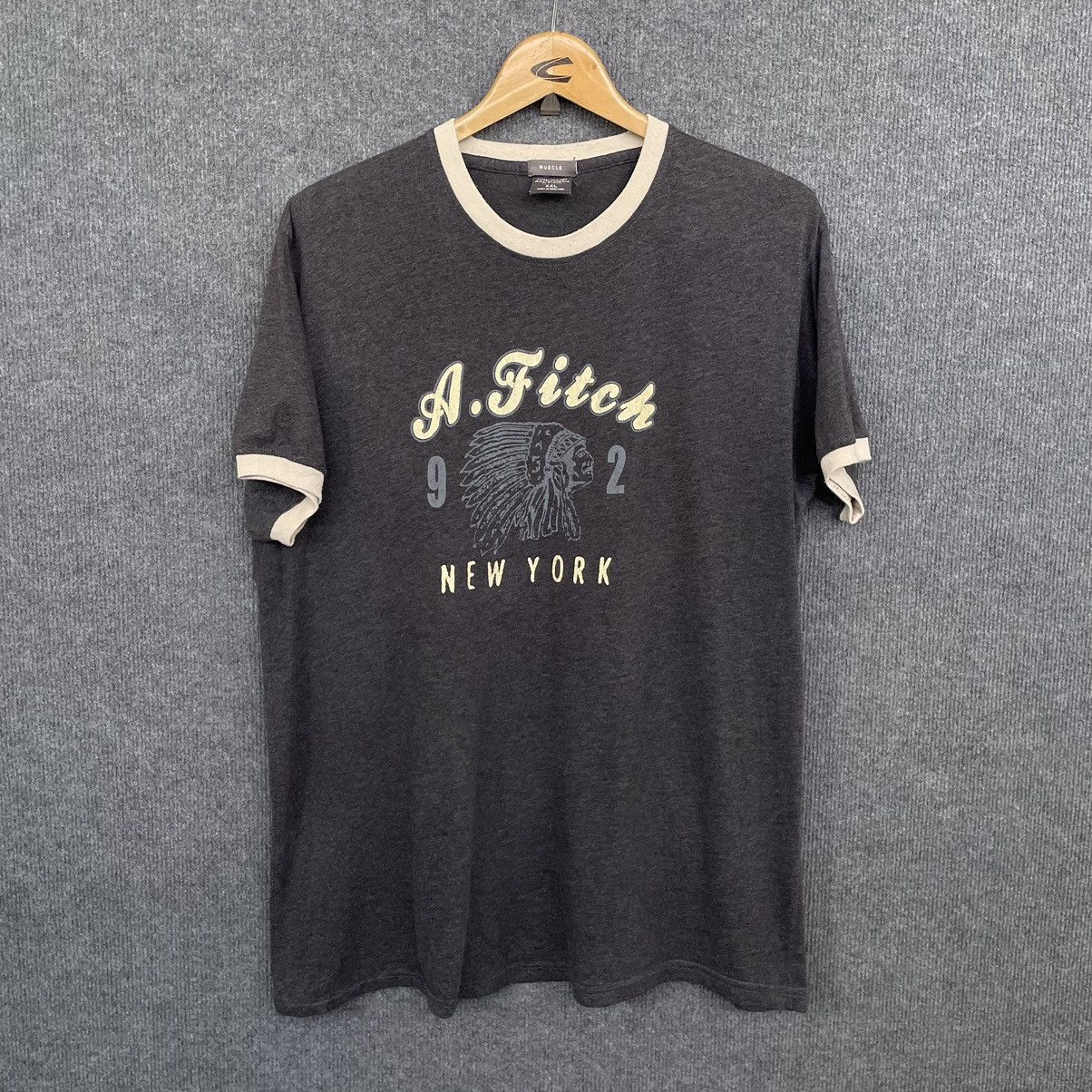 Abercrombie & Fitch × Vintage Vintage Abercrombie & Fitch New York T Shirt Size US L / EU 52-54 / 3 - 1 Thumbnail