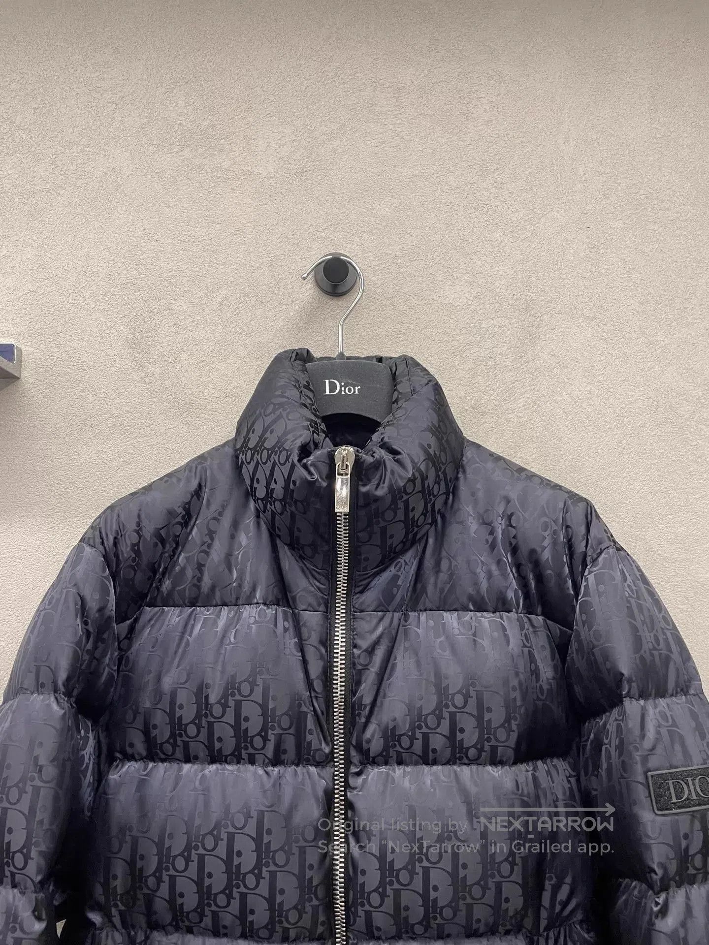 Dior Black Quilted Puffer Jacket with High Collar. Size US S / EU 44-46 / 1 - 4 Thumbnail