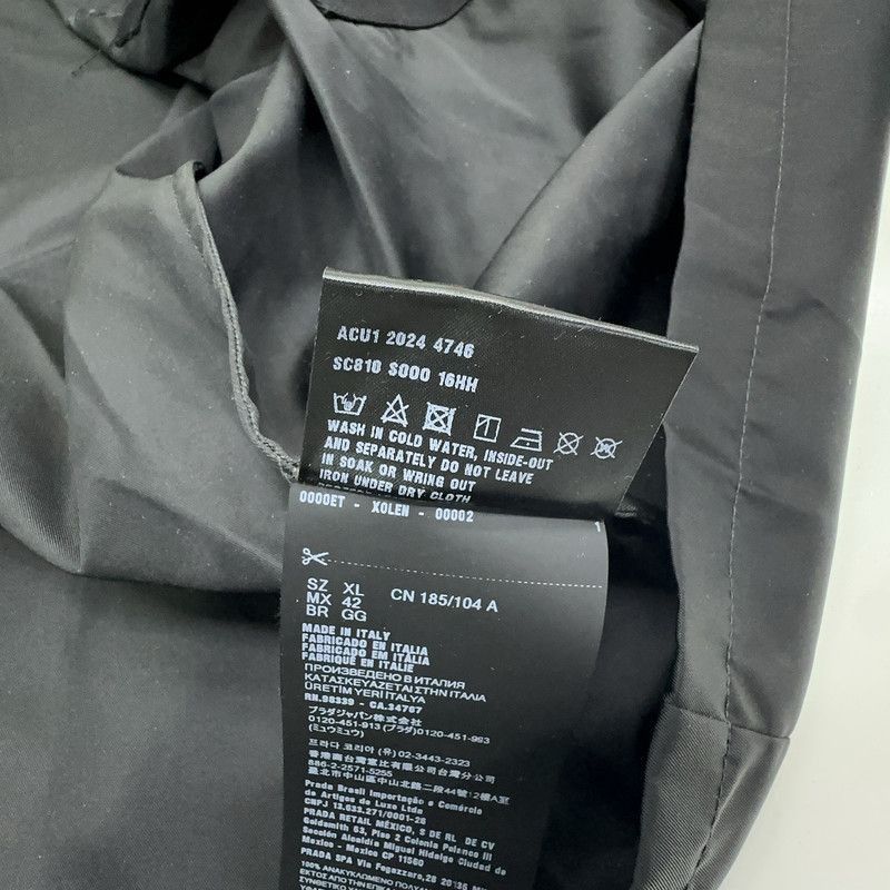 Prada Prada Black Zippered Long Sleeve Jacket-2506 Size US XL / EU 56 / 4 - 6 Thumbnail