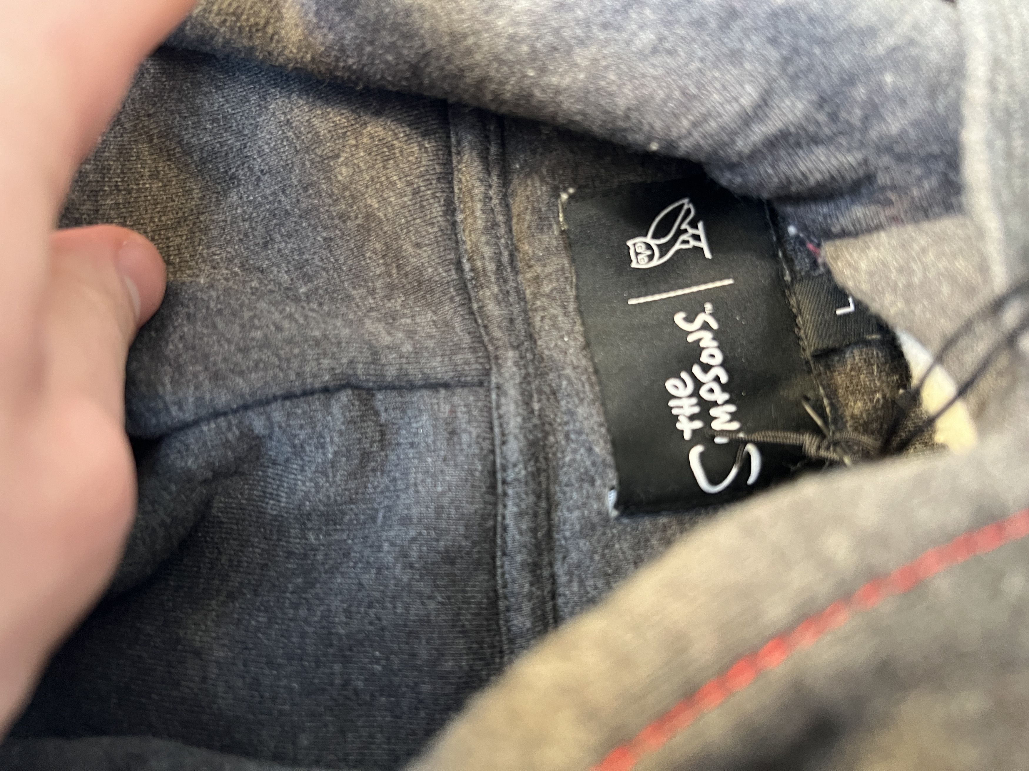 Drake OVO x The Simpsons Knit Hoodie Charcoal Grey Size US L / EU 52-54 / 3 - 4 Thumbnail