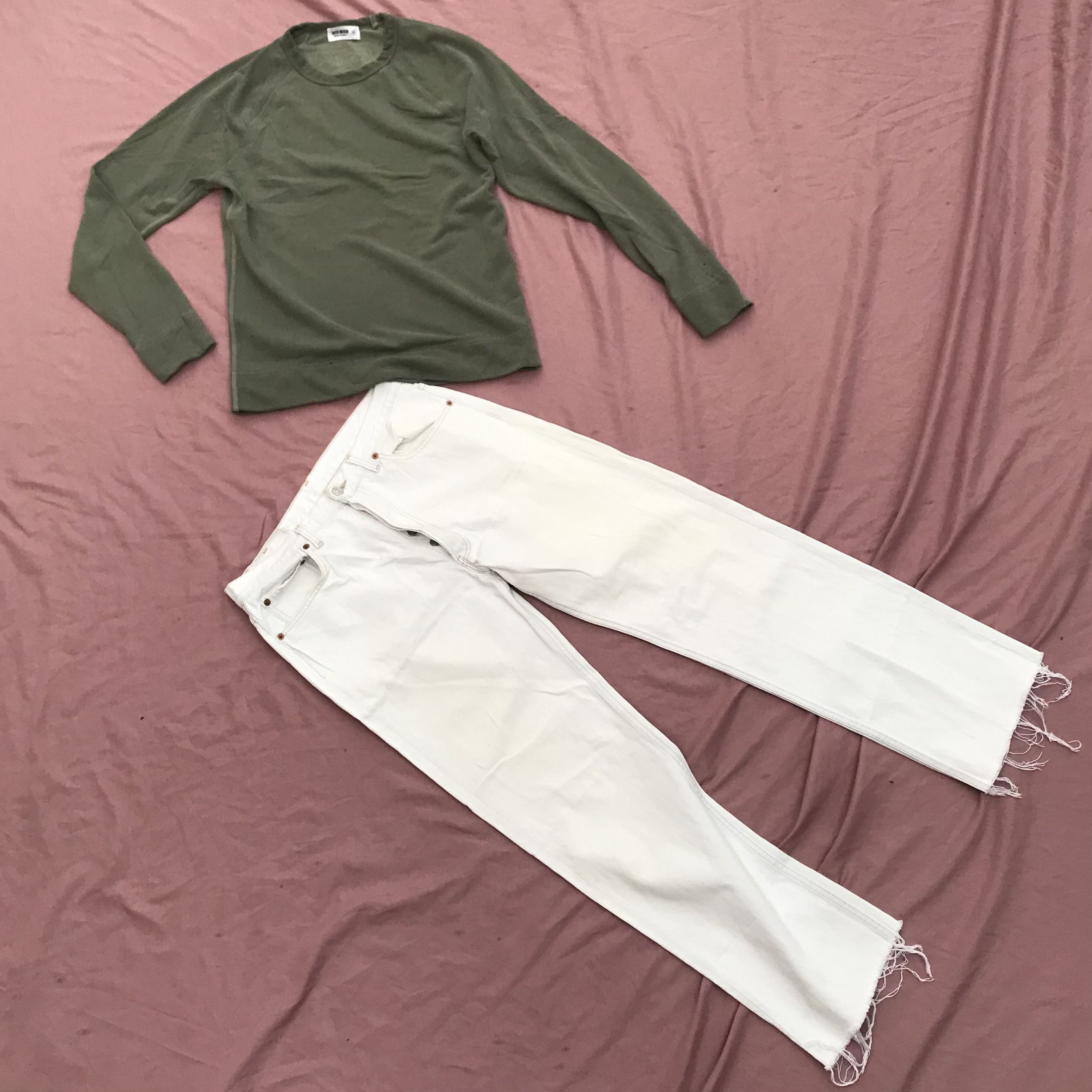 Buck Mason BUCK MASON MADE IN LOS ANGELES AMERICA GREEN WASHED CREWNECK Size US S / EU 44-46 / 1 - 3 Thumbnail