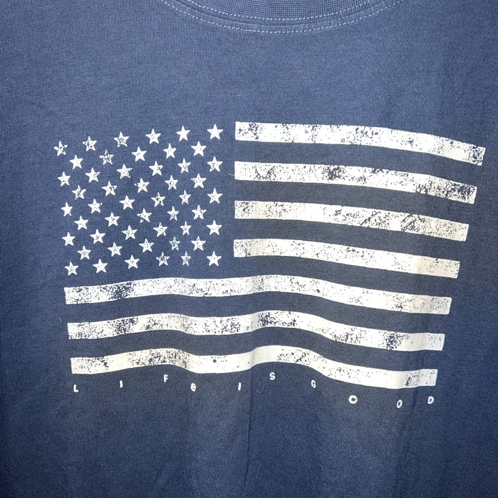 Life is Good Life is Good Crusher T-Shirt Mens Size L Blue Shirt Mens L Size US L / EU 52-54 / 3 - 2 Thumbnail