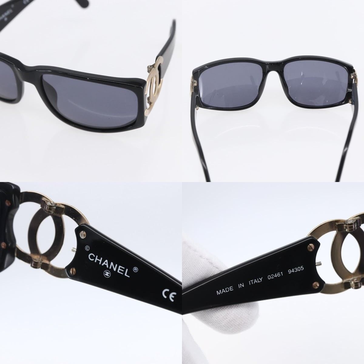 Chanel Chanel CC Plastic Sunglasses Size ONE SIZE - 4 Thumbnail