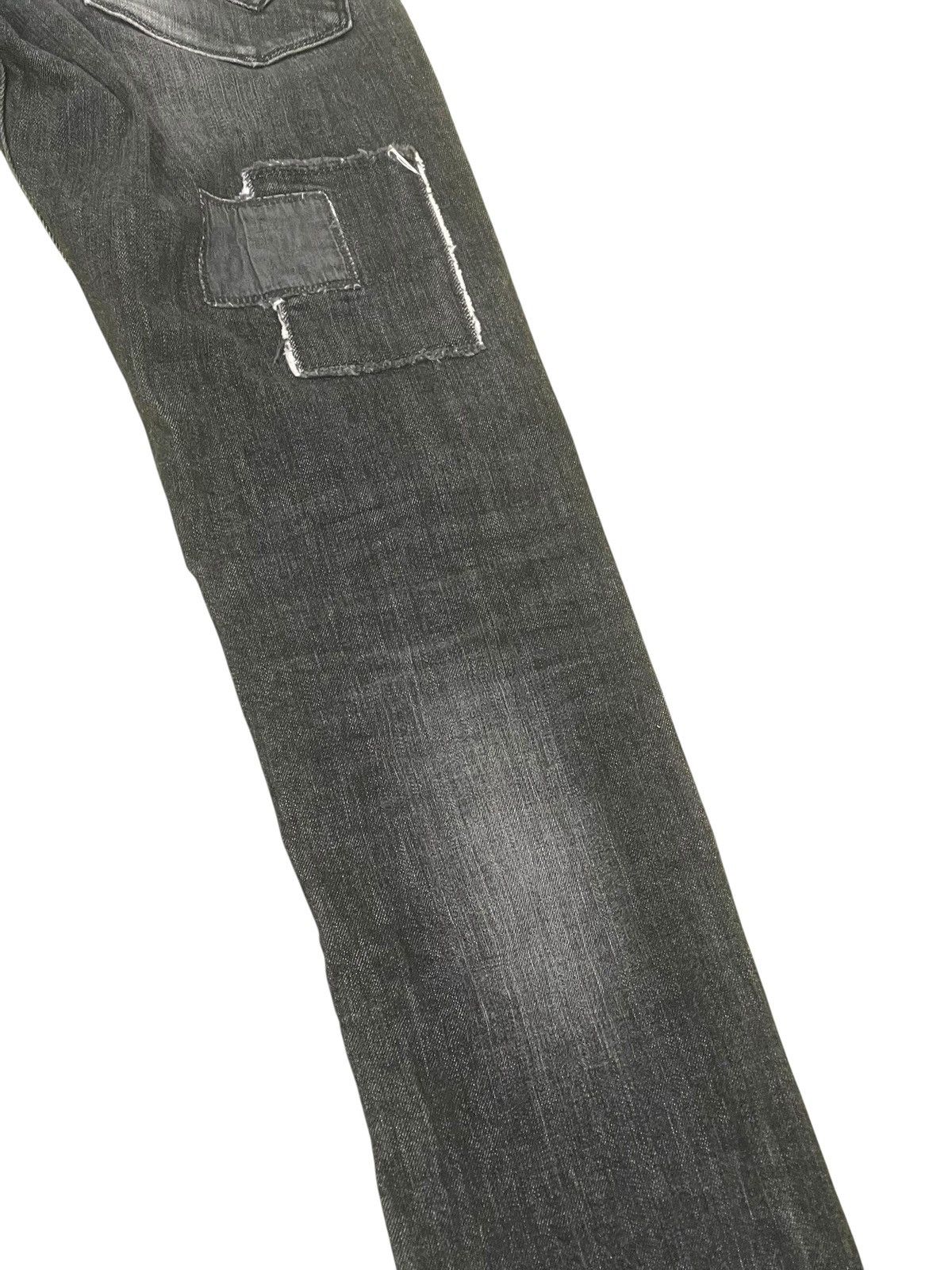 Japanese Brand Skinny Jeans Nicole Club Japan Patchwork Faded 2🟦5 Size US 30 / EU 46 - 12 Thumbnail