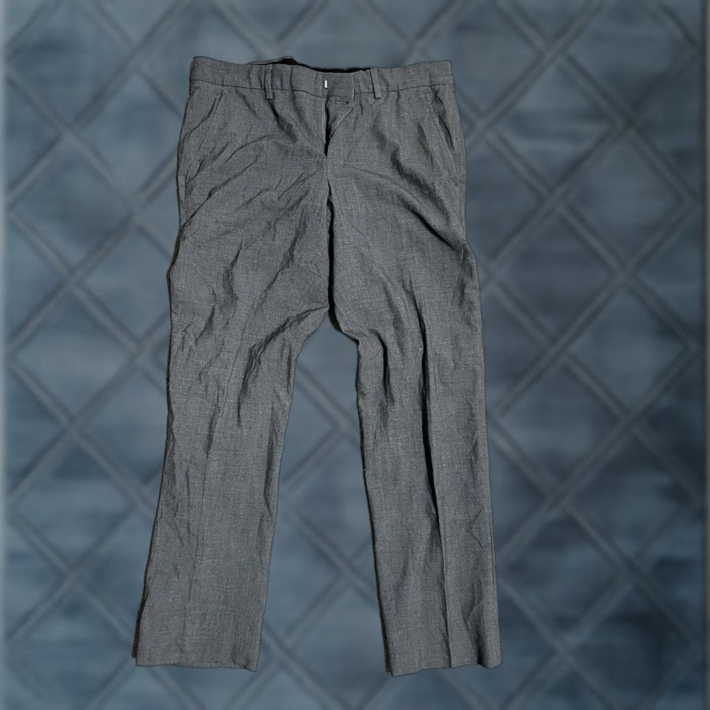 Buffalo David Bitton Buffalo David Bitton Jeans Flat Front Pants 32x29 Men's Gray Polyester Blend Dress Pants, Classic, Straight Leg, 32, Regular, Mens Size US 32 / EU 48 - 1 Thumbnail