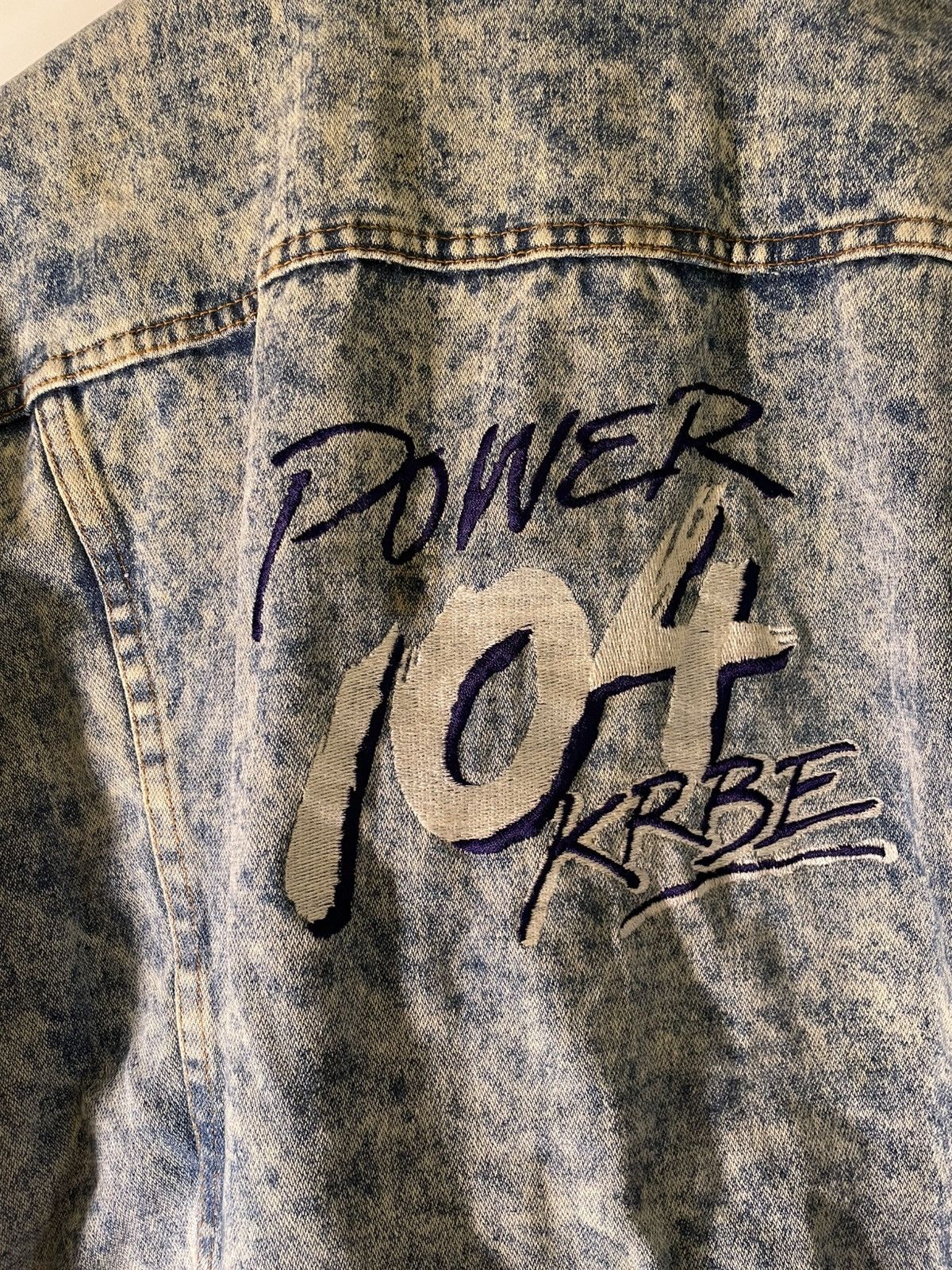 Vintage 80’s 90’s VTG Vintage Key Imperial Power Hits Denim Jacket Size US M / EU 48-50 / 2 - 8 Thumbnail