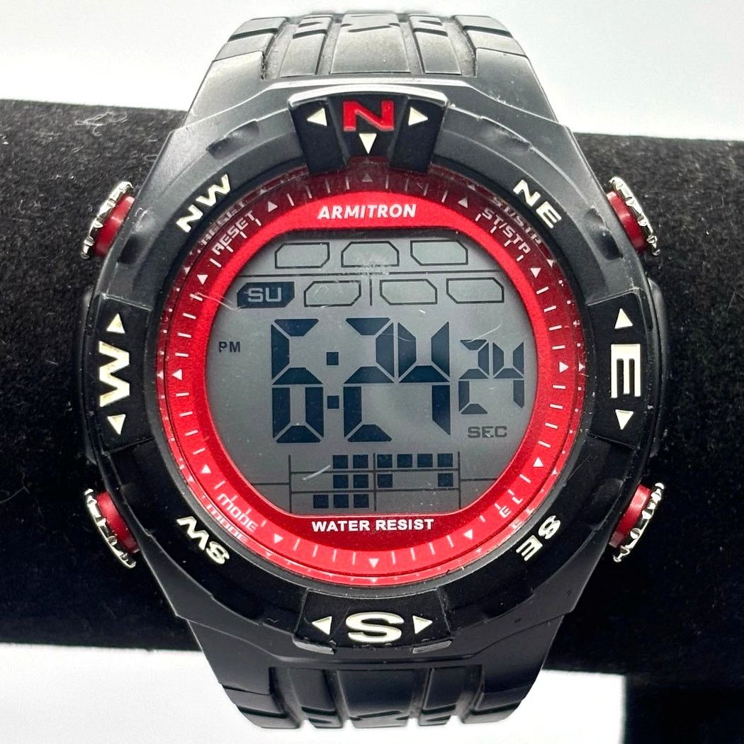 Black Armitron Digital Men's Watch