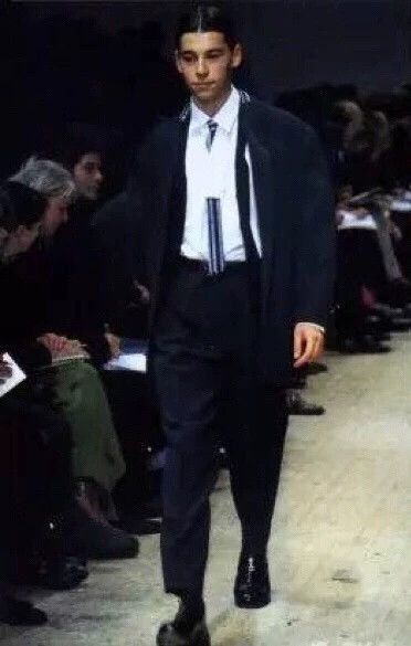 Yohji Yamamoto Yohji Yamamoto Yohji Yamamoto 95aw Blue White Woven Suit Size US M / EU 48-50 / 2 - 3 Thumbnail