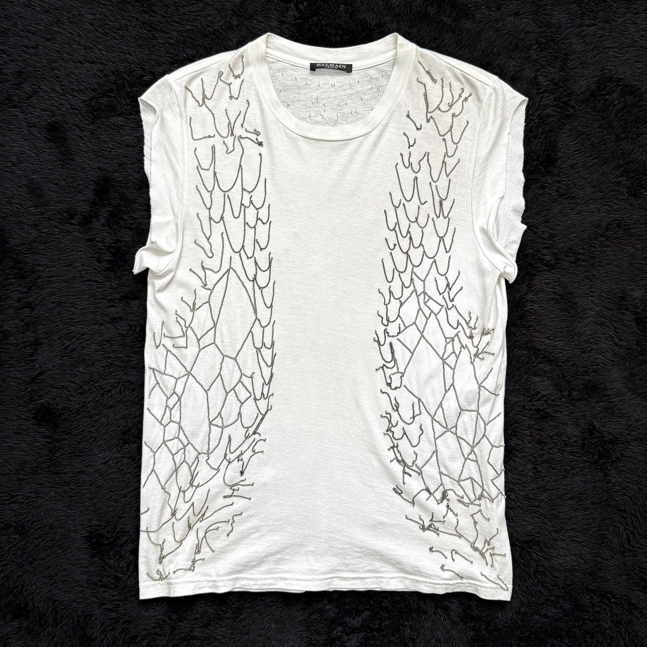 Balmain SS09 Balmian by Christopher Decarnin Chain Tank Tops Size US M / EU 48-50 / 2 - 2 Thumbnail