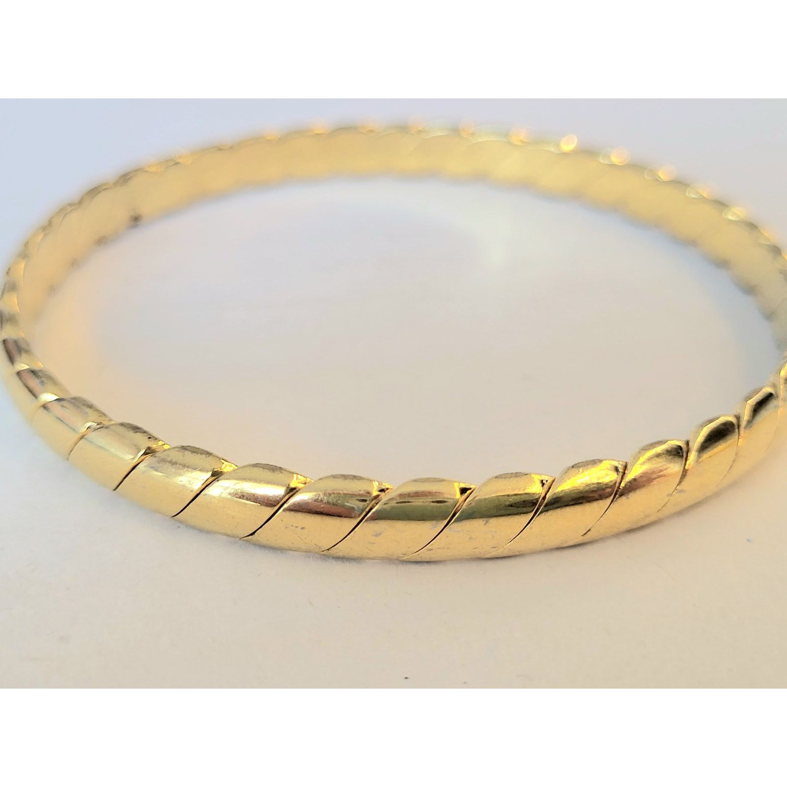 Monet Monet Gold Bangle Vintage Size ONE SIZE - 1 Thumbnail