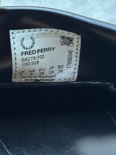 Fred Perry Fred Perry X George Cox Women's Black Tassel Loafer Size US 6 / IT 36 - 11 Thumbnail