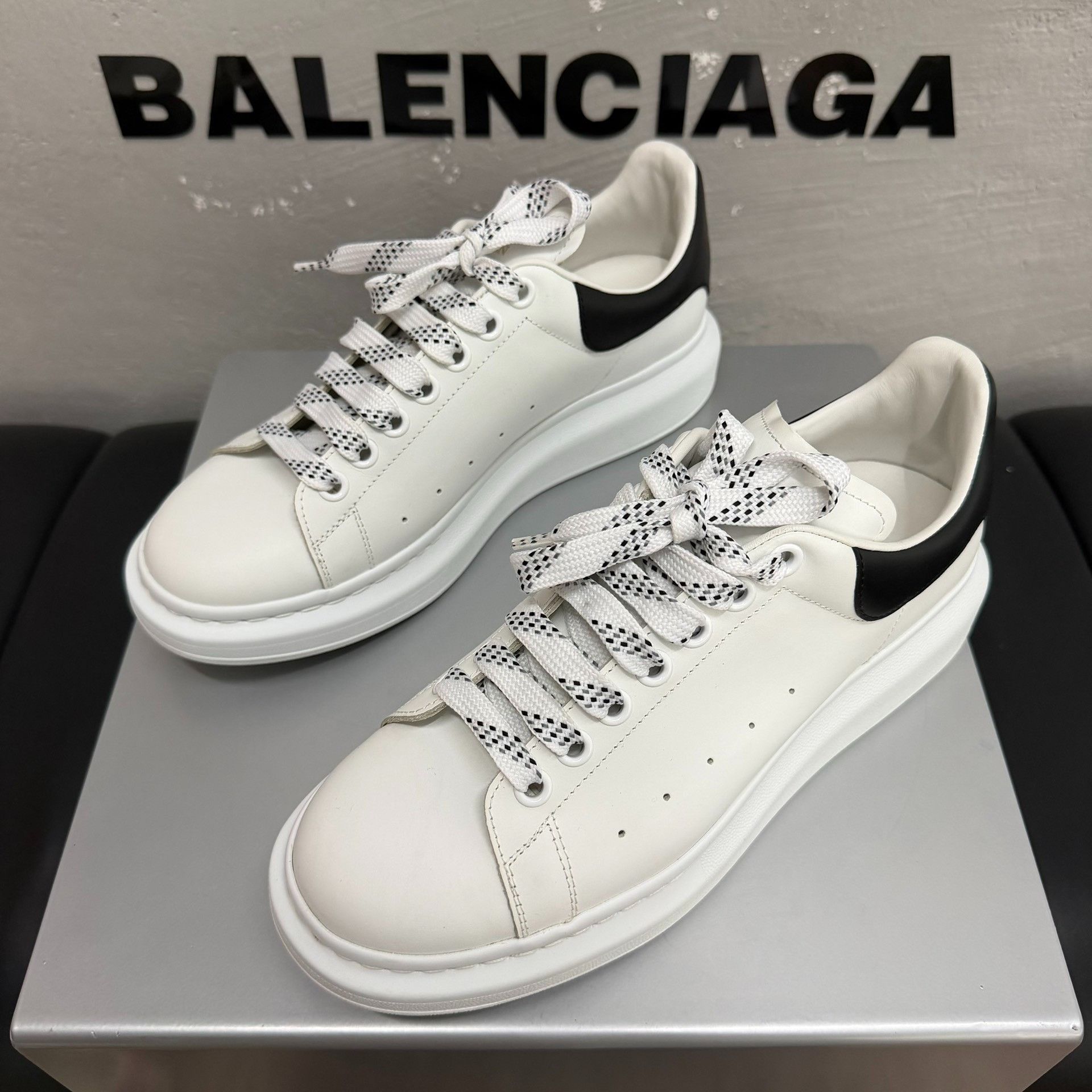 Balenciaga Balenciaga 10XL White/Black Low Top Sneakers New | Grailed