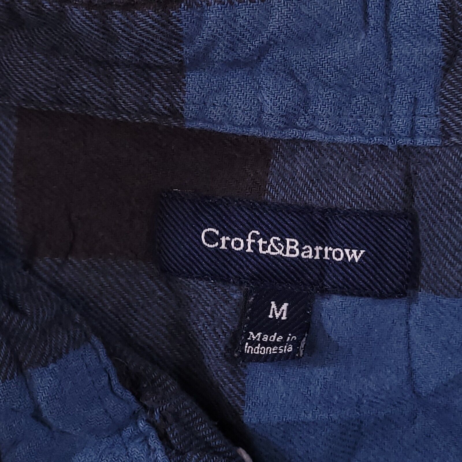 Croft & Barrow Croft & Barrow Buffalo Check Flannel Shirt Mens Size M Blue Size US M / EU 48-50 / 2 - 3 Thumbnail