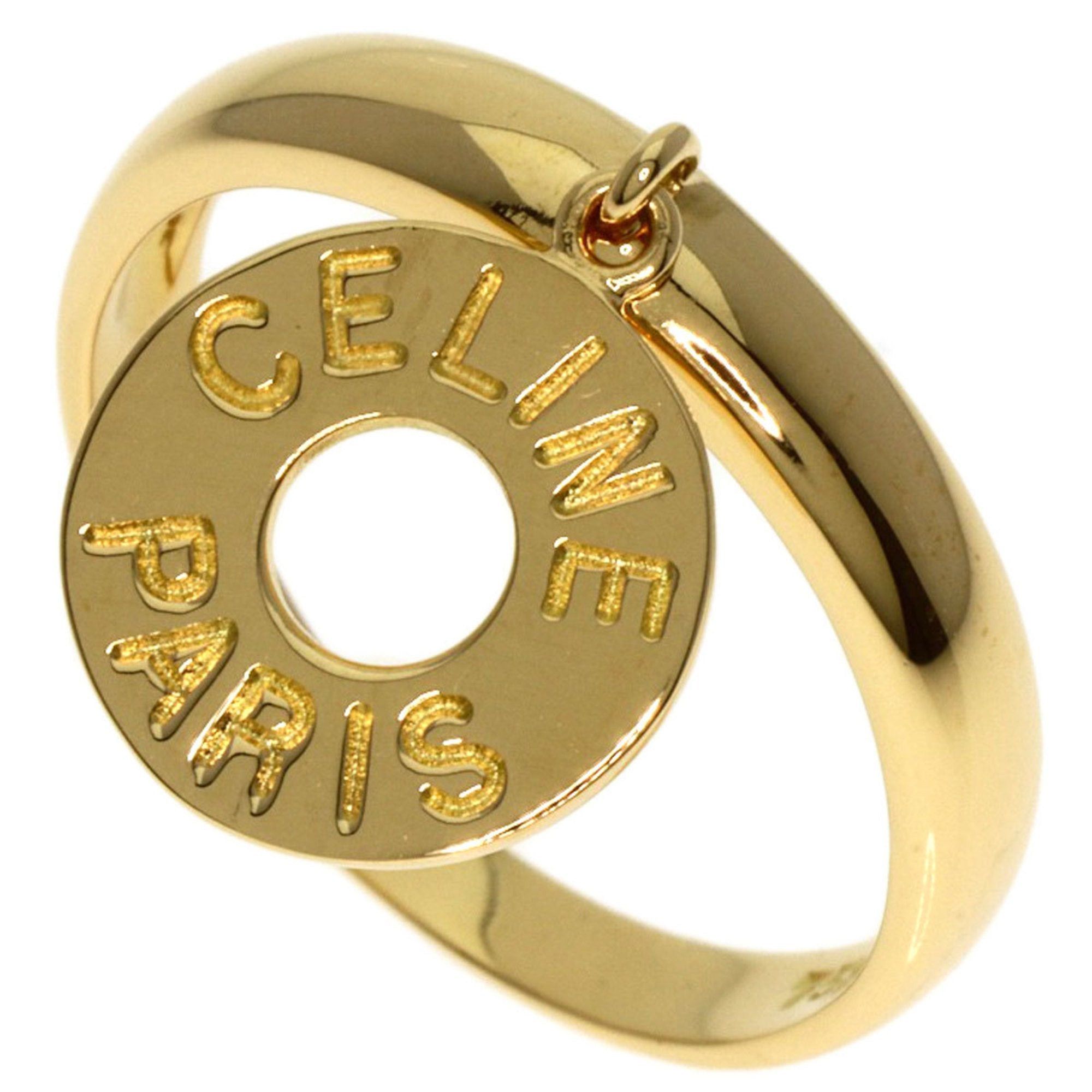 image of Celine Circle Ring, 18K Yellow Gold, Women's