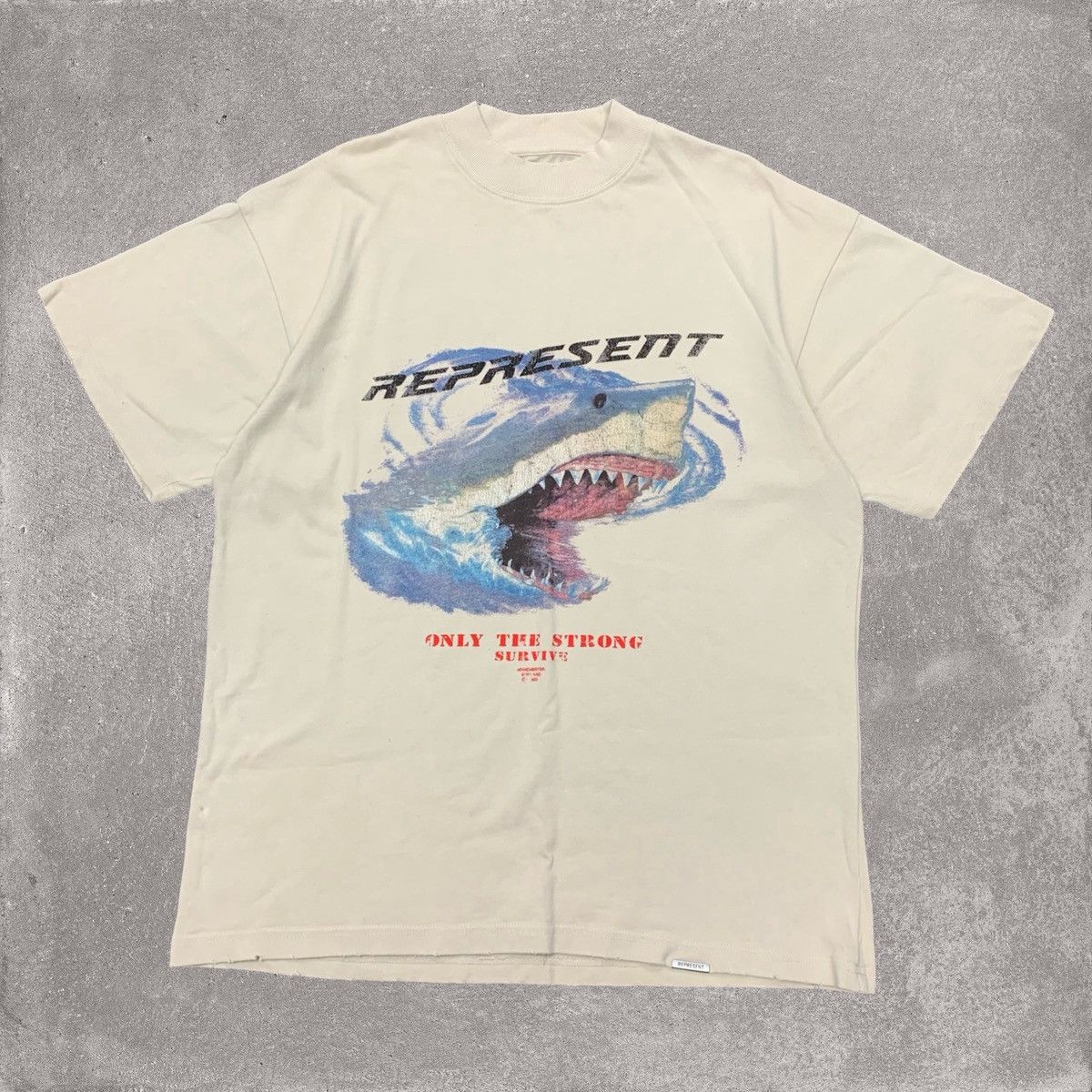Represent Clo. Represent XS Tee Only The Strong Survive Vintage White Size US XS / EU 42 / 0 - 1 Thumbnail
