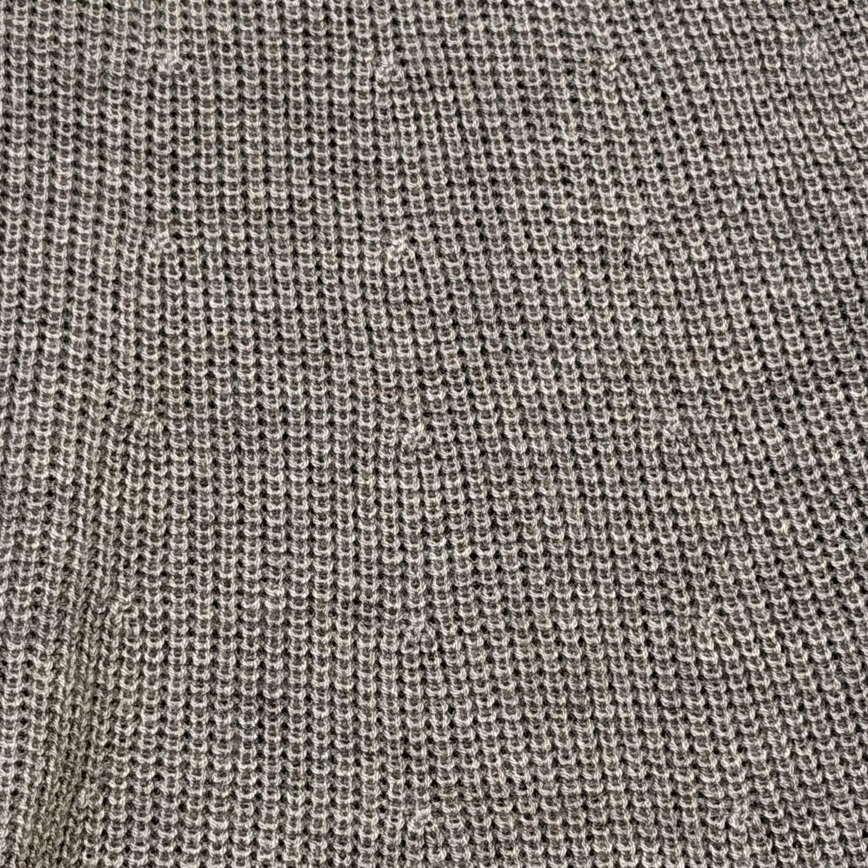 Vintage Laurie Felt Sweater Womens Medium Gray Mock Neck Tunic Long Bell Sleeve Knit Size M / US 6-8 / IT 42-44 - 6 Thumbnail