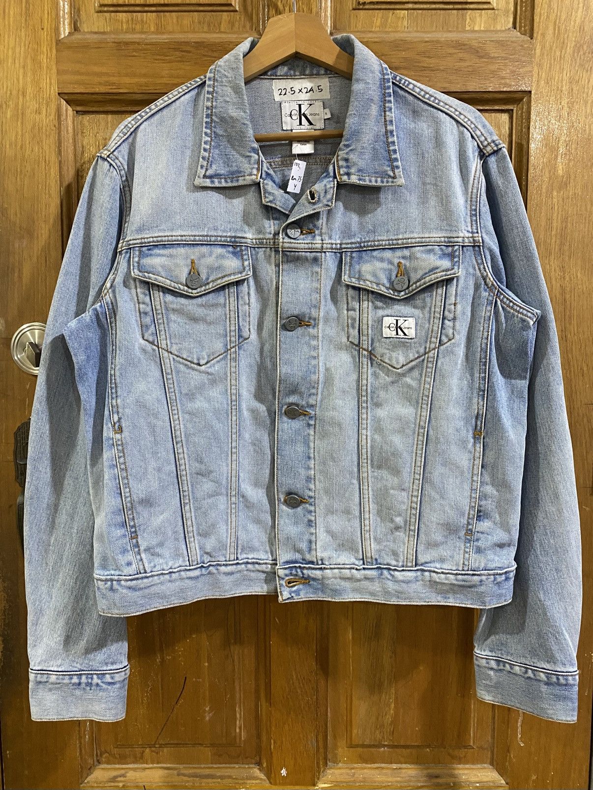 Calvin Klein Vintage CK Calvin Klein Denim Jacket Light Wash Size M / US 6-8 / IT 42-44 - 1 Thumbnail