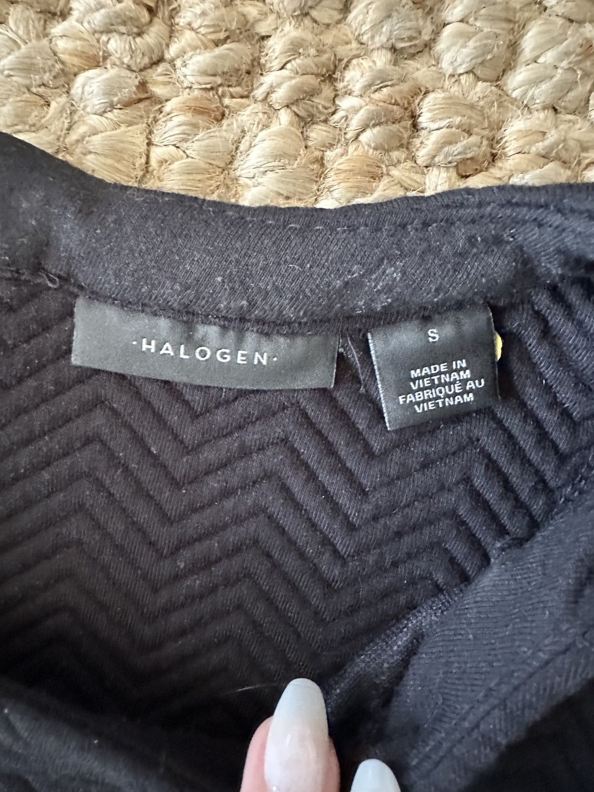Other Halogen Black Sheath Dress 3/4 Raglan Sleeves size small Size S / US 4 / IT 40 - 2 Thumbnail