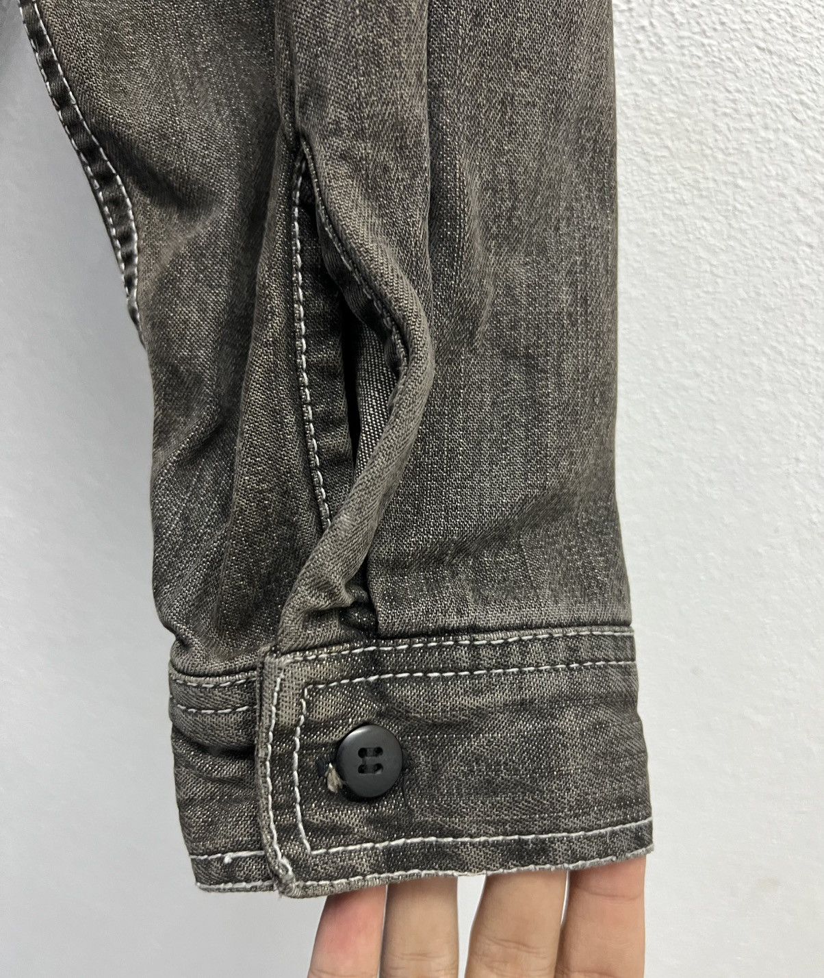 Oshkosh × Vintage Vintage OshKosh Classic Black Denim Coveralls - Size M Size US 37 - 12 Thumbnail