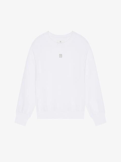Givenchy o1w1db10325 Long Sleeves Sweatshirt in White Size S / US 4 / IT 40 - 1 Preview