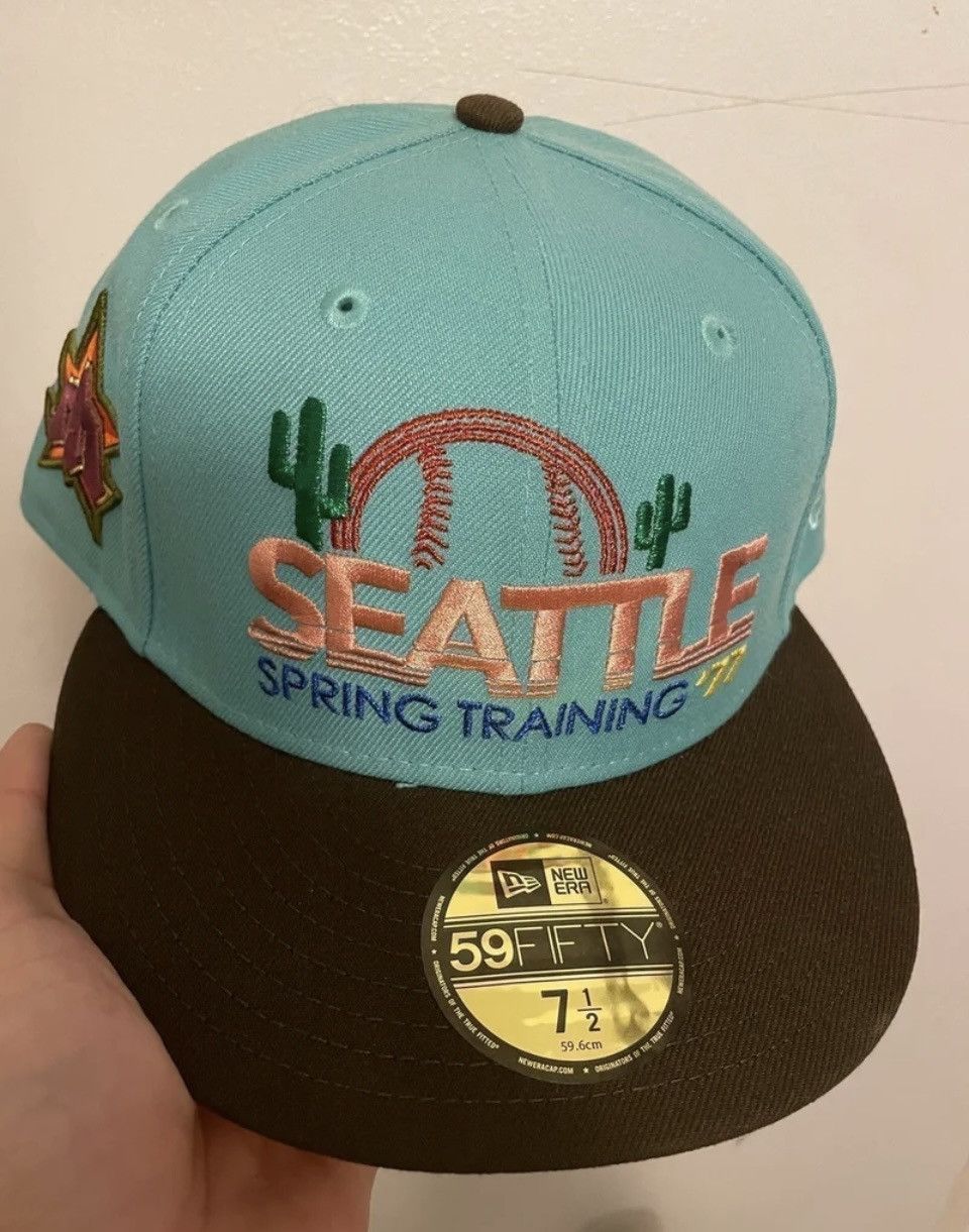 image of Hat Club x Myfitteds Scout Pack Seattle Mariners Size 7 1/2 in Blue, Men's
