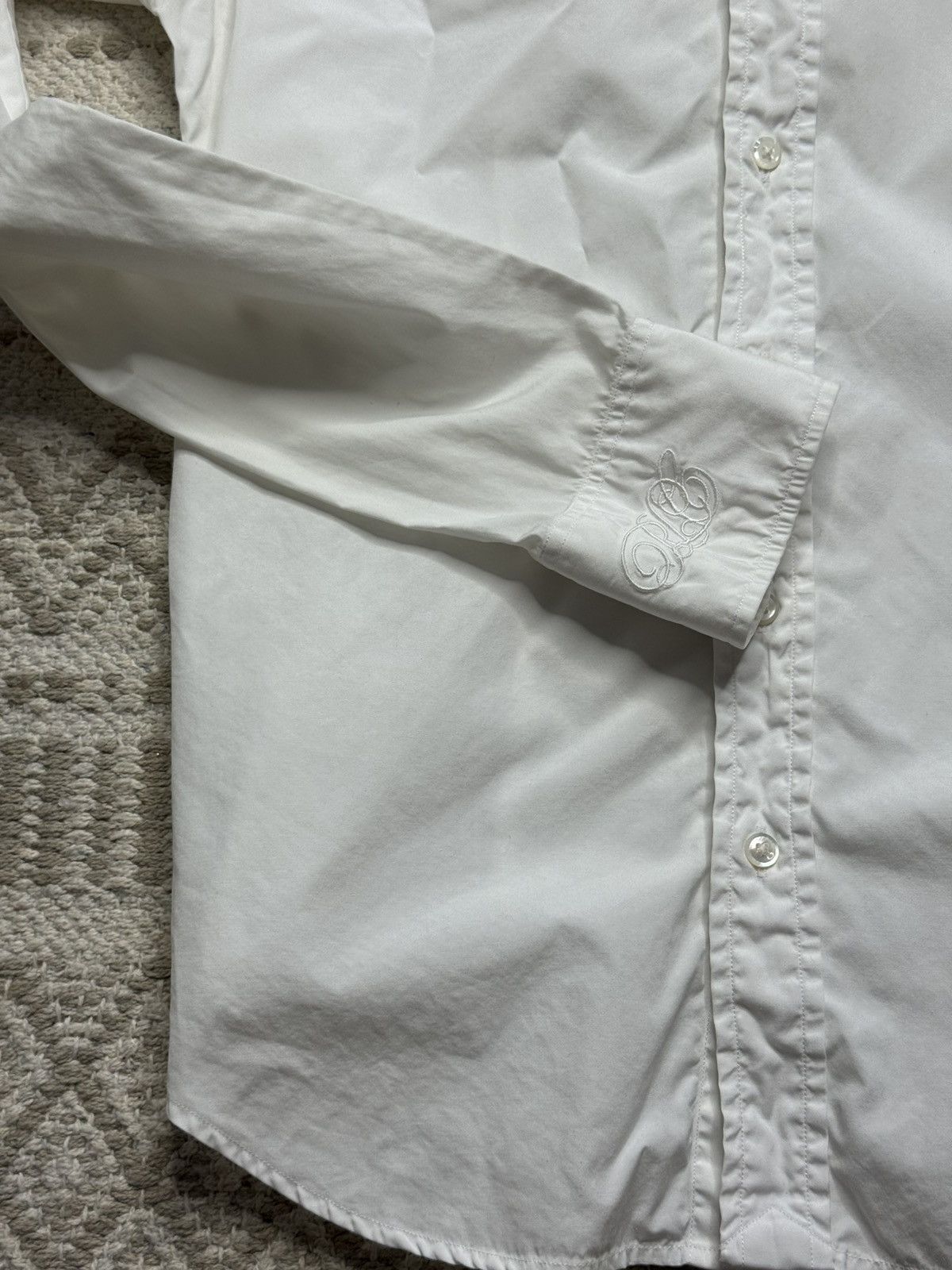 Vintage Ralph Lauren Black Label Luxury White Shirt size 2 Size XS / US 0-2 / IT 36-38 - 3 Thumbnail