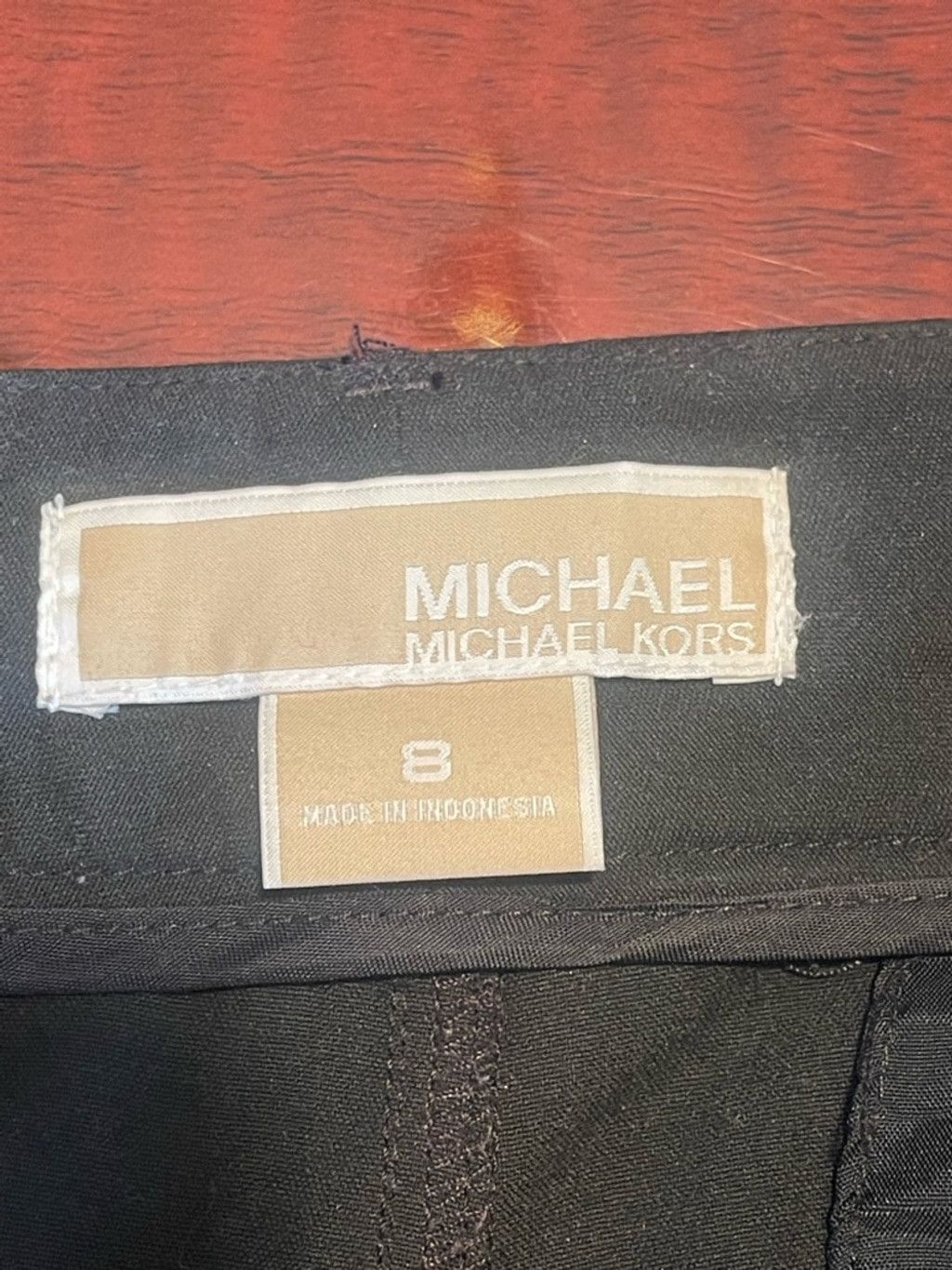 Michael Kors Michael Kors Black Gold Zip Ankle Pants 8 Quiet Luxury Moto Size 30" / US 8 / IT 44 - 4 Thumbnail