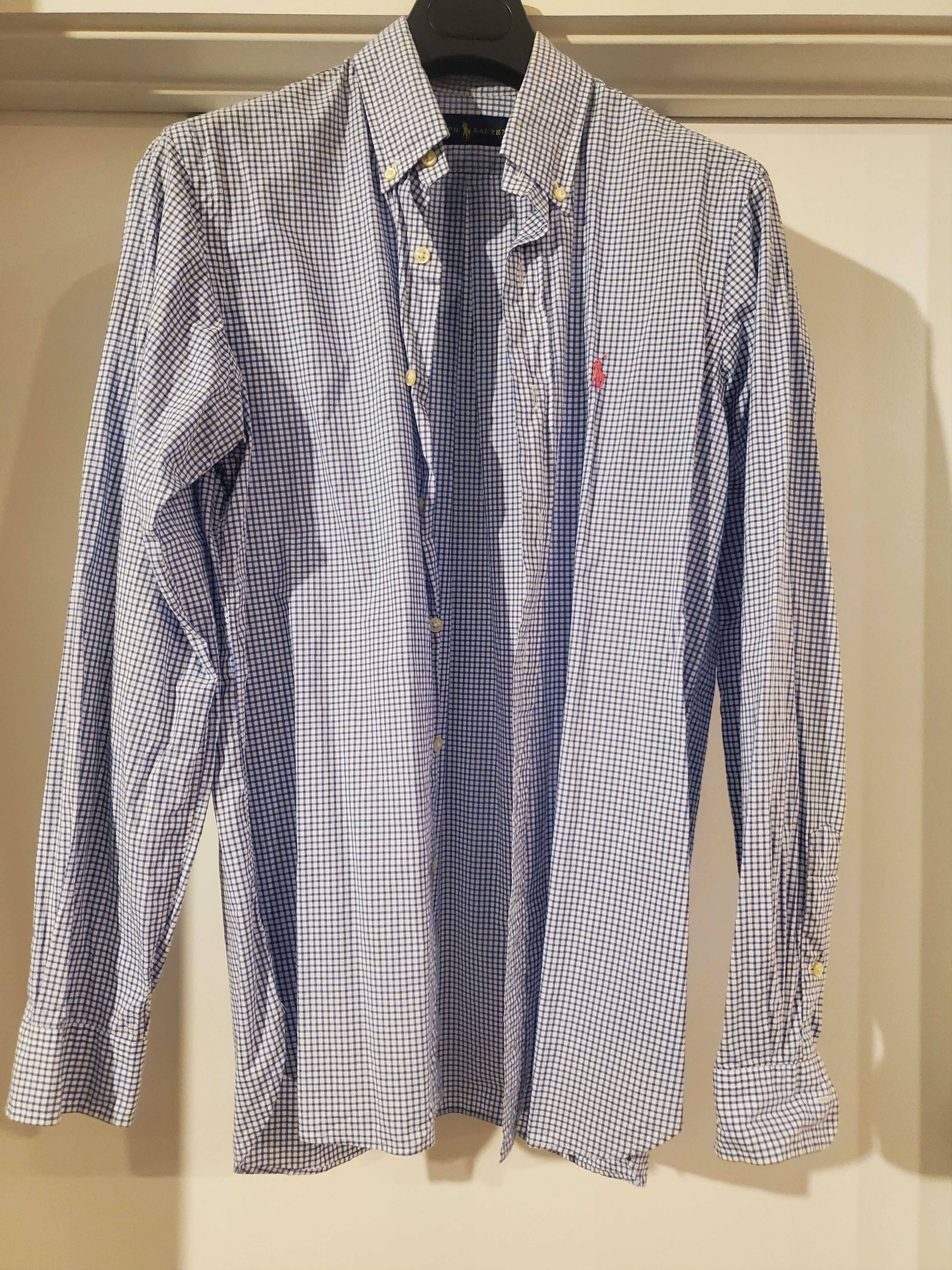 Polo Ralph Lauren Polo Ralph Lauren Mini Check Pattern Shirt Sz 15 Size US S / EU 44-46 / 1 - 1 Thumbnail