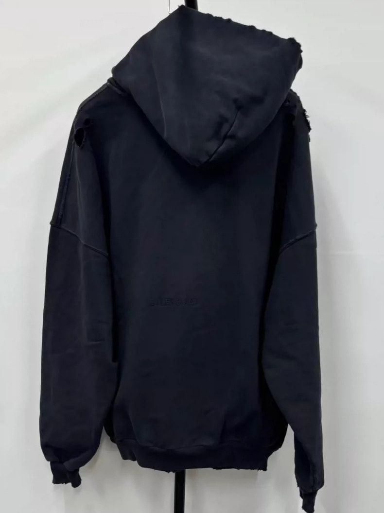 Balenciaga Balenciaga Graphic print hooded long sleeve sweatshirt Size US L / EU 52-54 / 3 - 2 Thumbnail