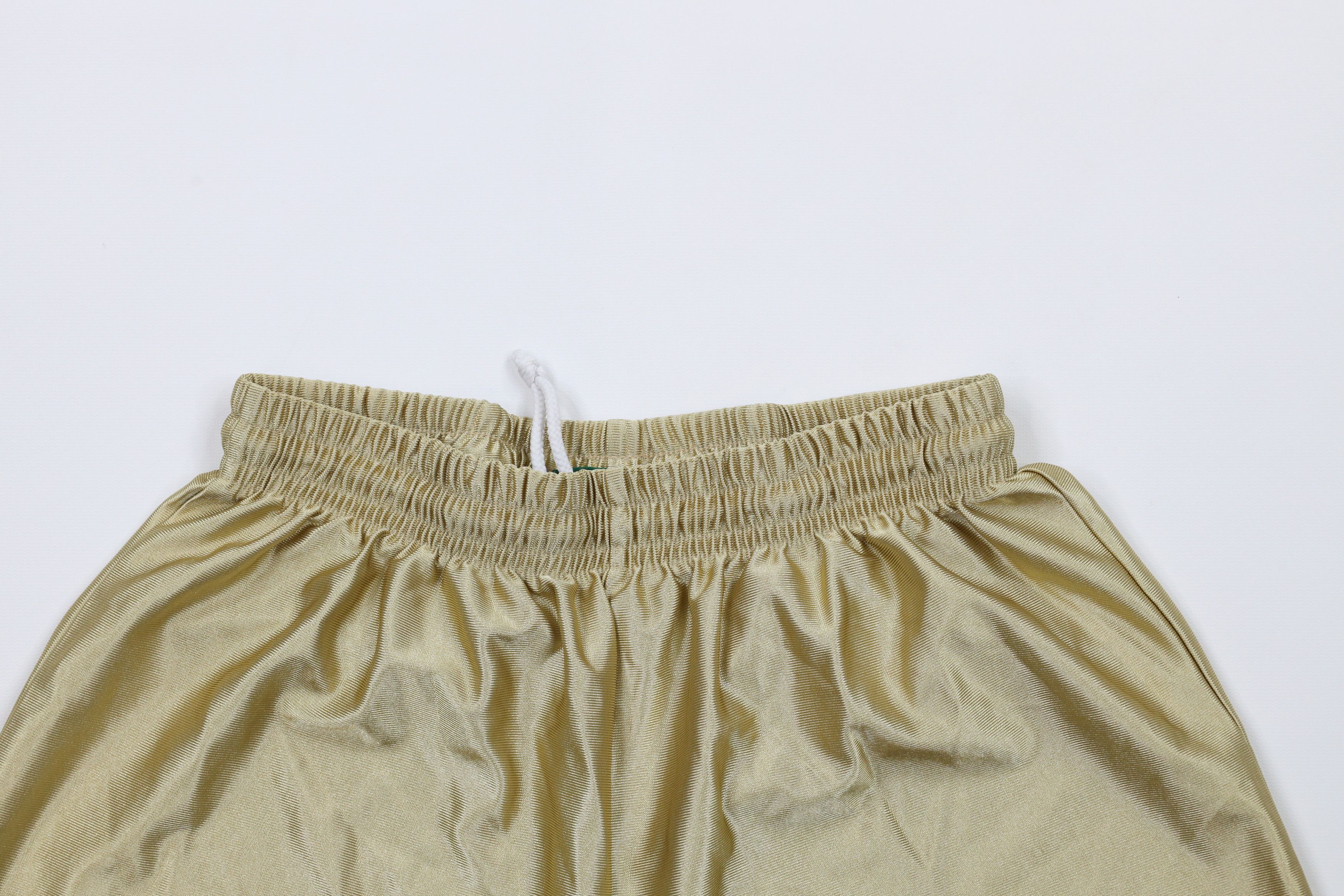 Vintage Vintage 90s Streetwear Polyester Gym Basketball Shorts Gold Size US 34 / EU 50 - 2 Thumbnail