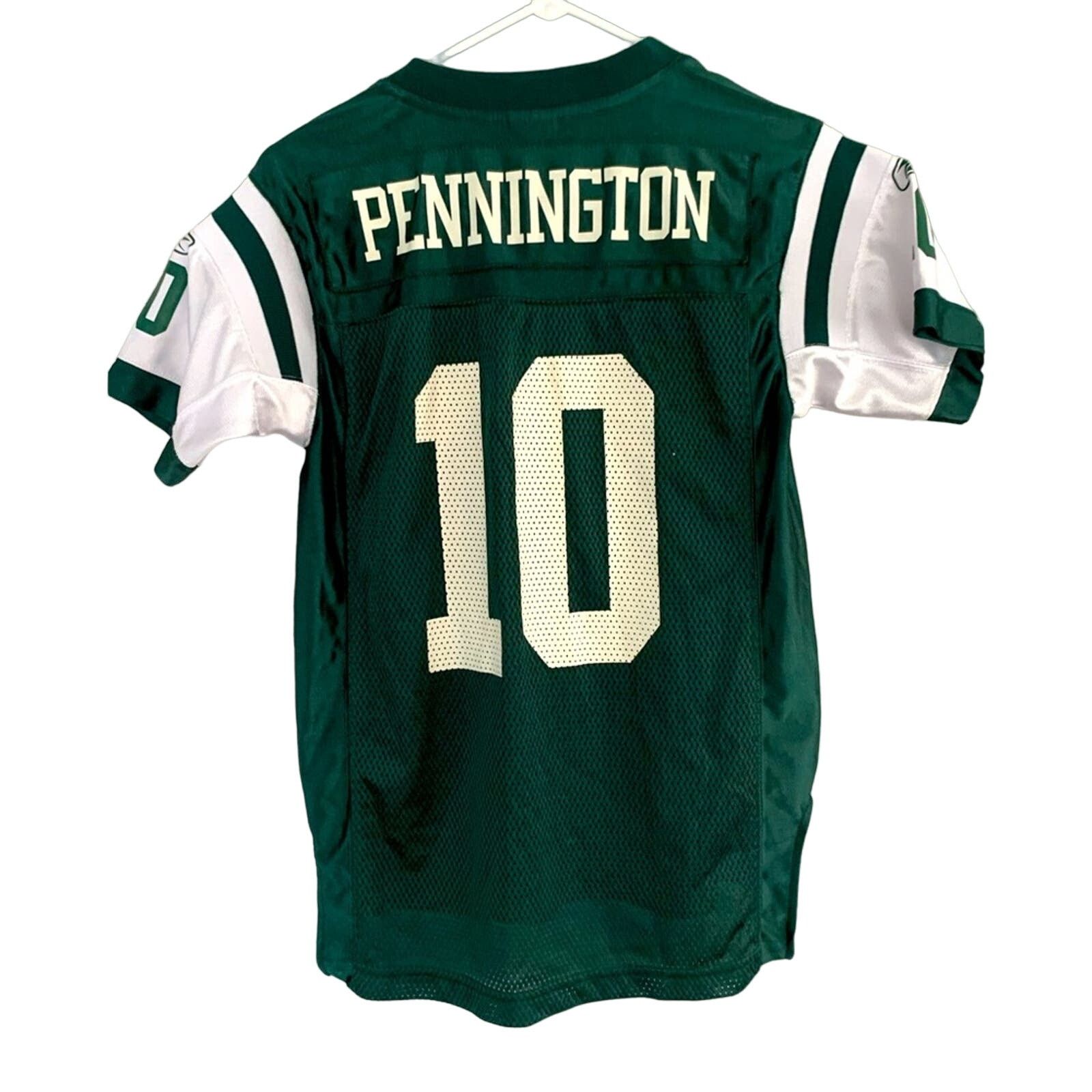 Reebok NEW YORK JETS CHAD PENNINGTON REEBOK JERSEY YOUTH MEDIUM Size US XS / EU 42 / 0 - 1 Thumbnail