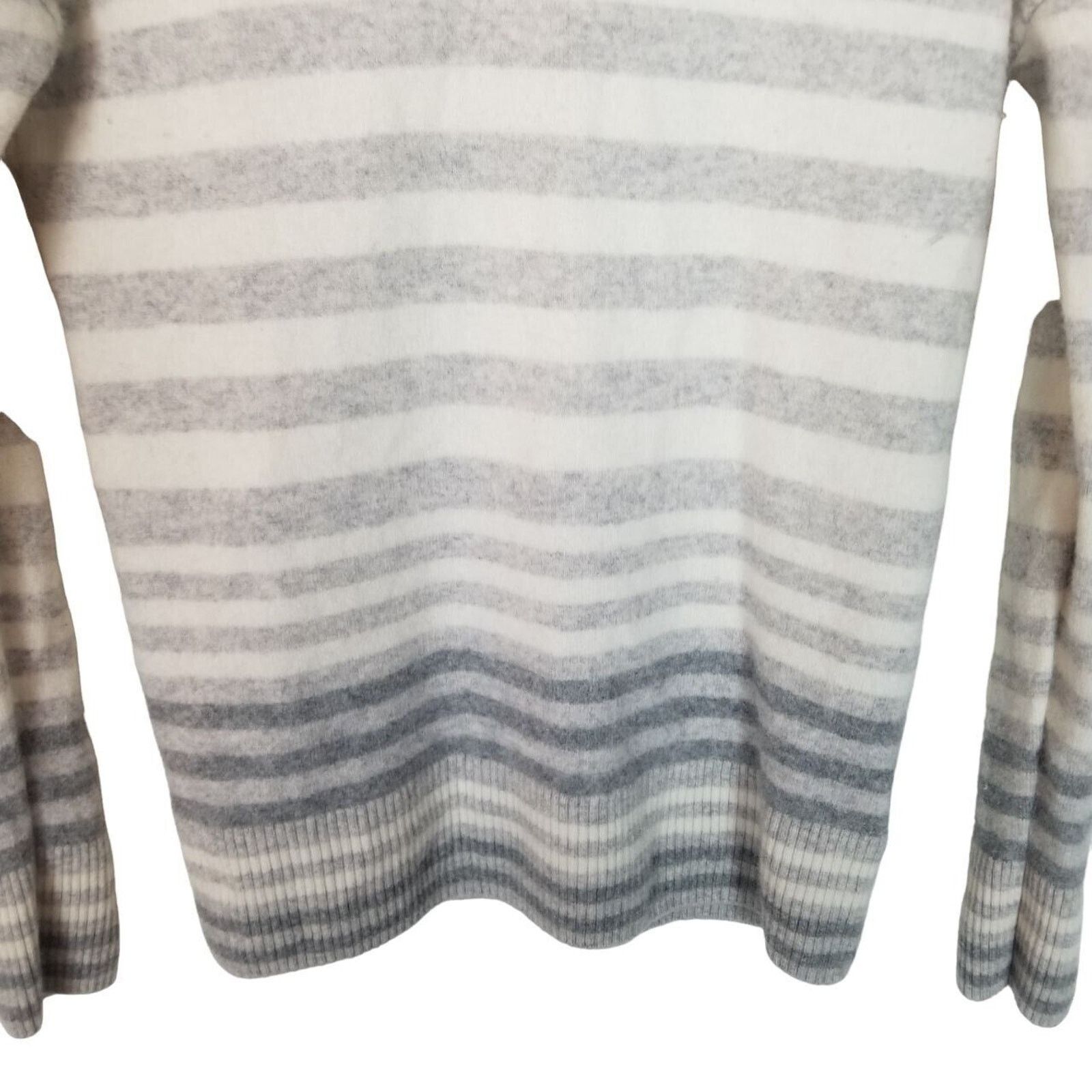 Max Pittion Max Studio Womens Striped Cashmere Sweater S Quiet Luxury Size S / US 4 / IT 40 - 3 Thumbnail