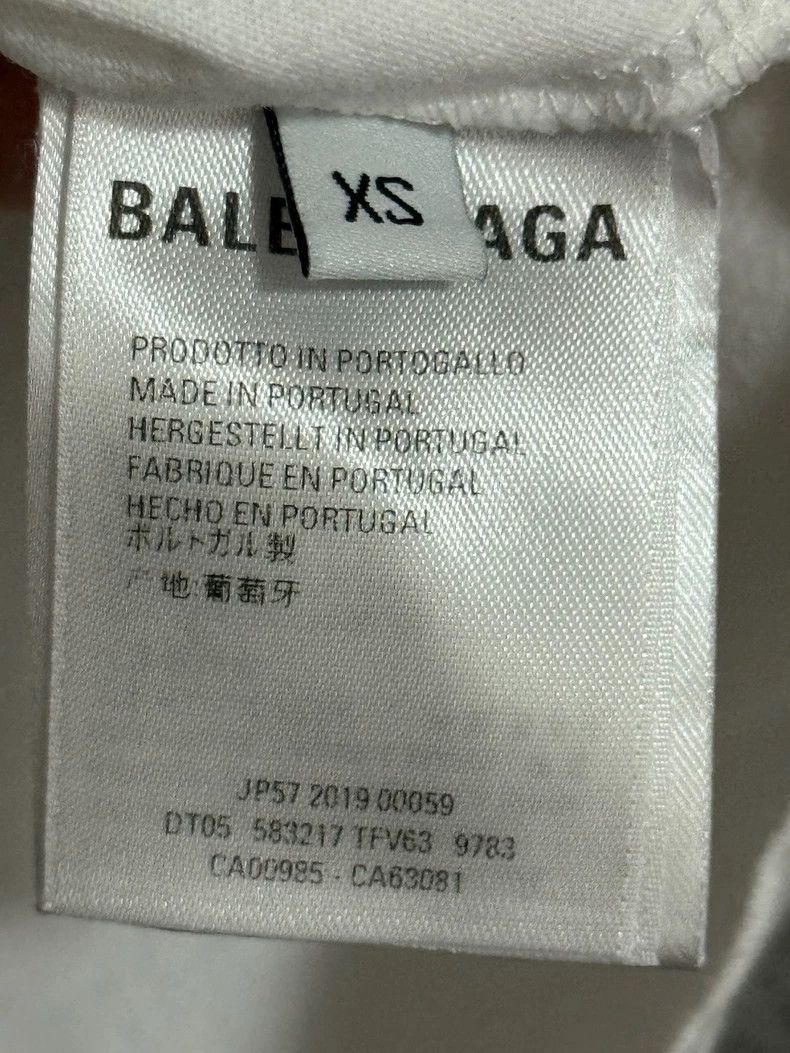 Other Balenciaga Signature Letter Logo Short Sleeve T-Shirt Wome Size XS / US 0-2 / IT 36-38 - 4 Thumbnail