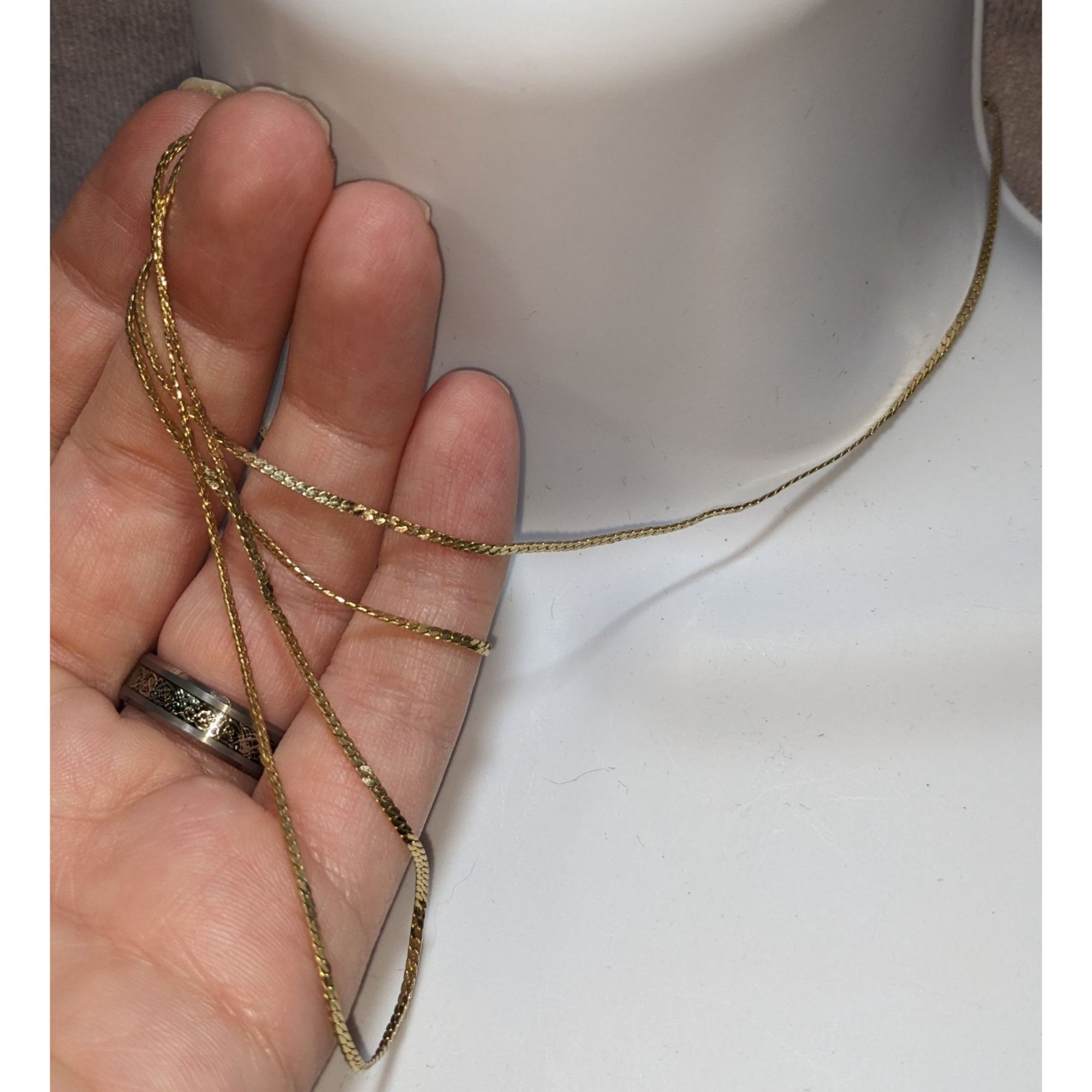 Other Classic Elegant Bright Gold-Tone Chain Necklace Size ONE SIZE - 1 Thumbnail