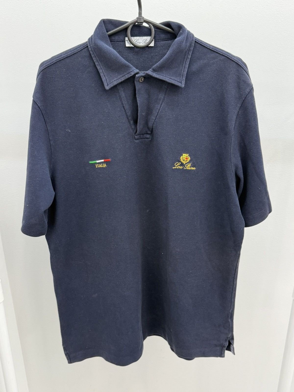 Loro Piana Loro Piana Italia Embroidered Polo Shirt Size US XL / EU 56 / 4 - 1 Thumbnail