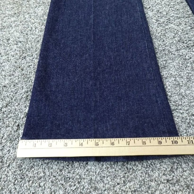 Spanx Spanx Jeans Womens L Dark Blue Denim Pants Everywear Flare High Rise Stretch 32in Inseam Size 36" / US 14 / IT 50 - 3 Thumbnail