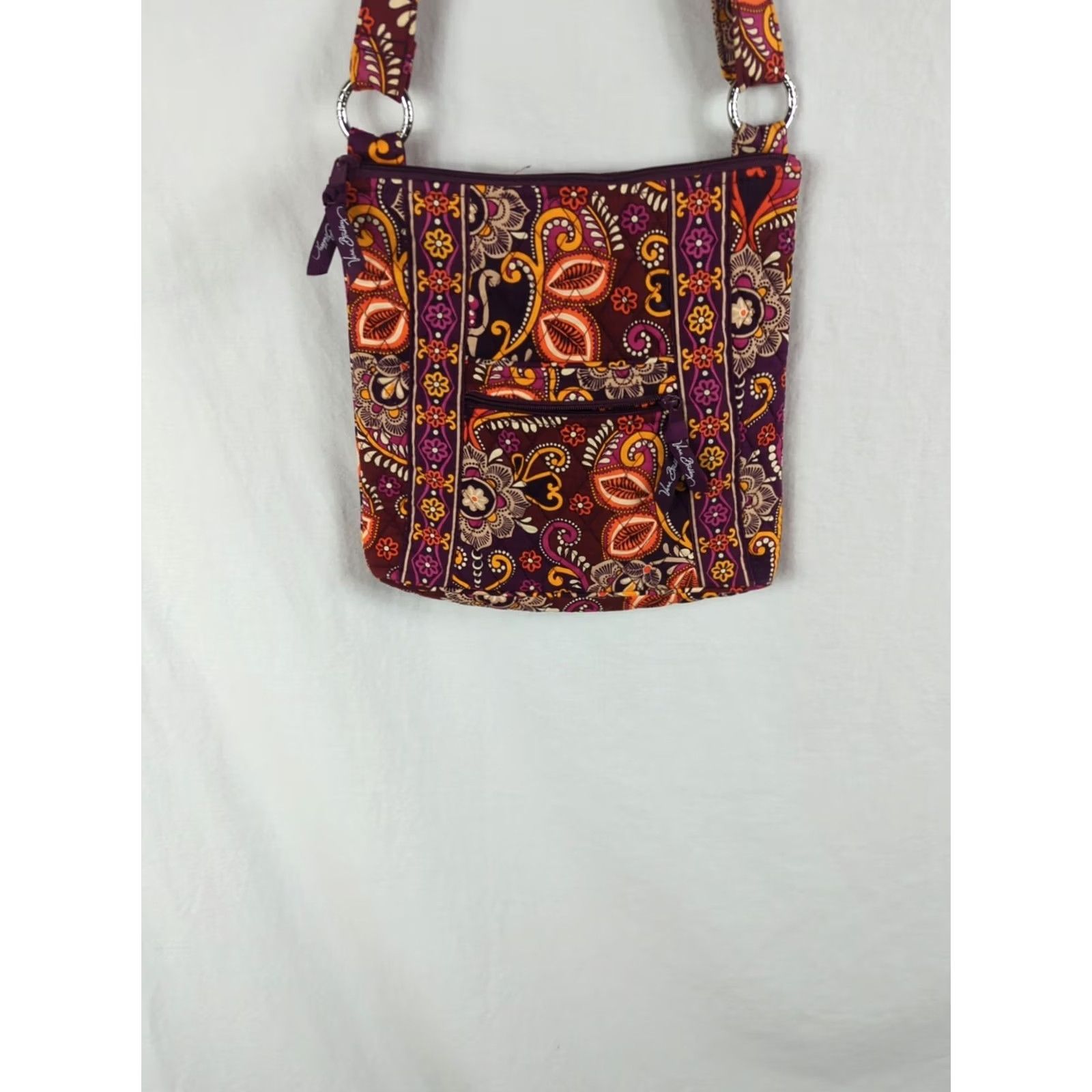Vera Bradley VERA BRADLEY Safari Sunset Crossbody Purse Hipster Medium Multicolor Corduroy? Size ONE SIZE - 5 Thumbnail
