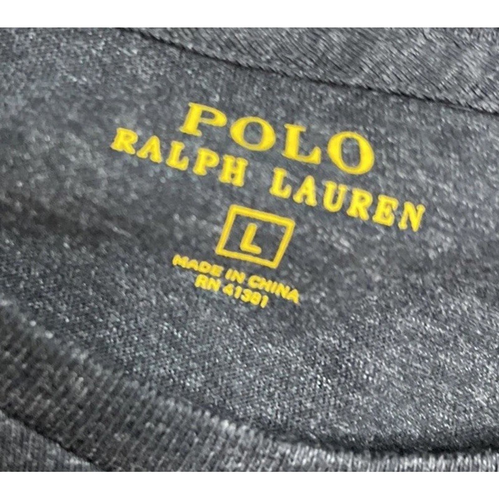 Ralph Lauren Polo Ralph Lauren T Shirt Mens L Heather Gray Pony Size US L / EU 52-54 / 3 - 6 Thumbnail