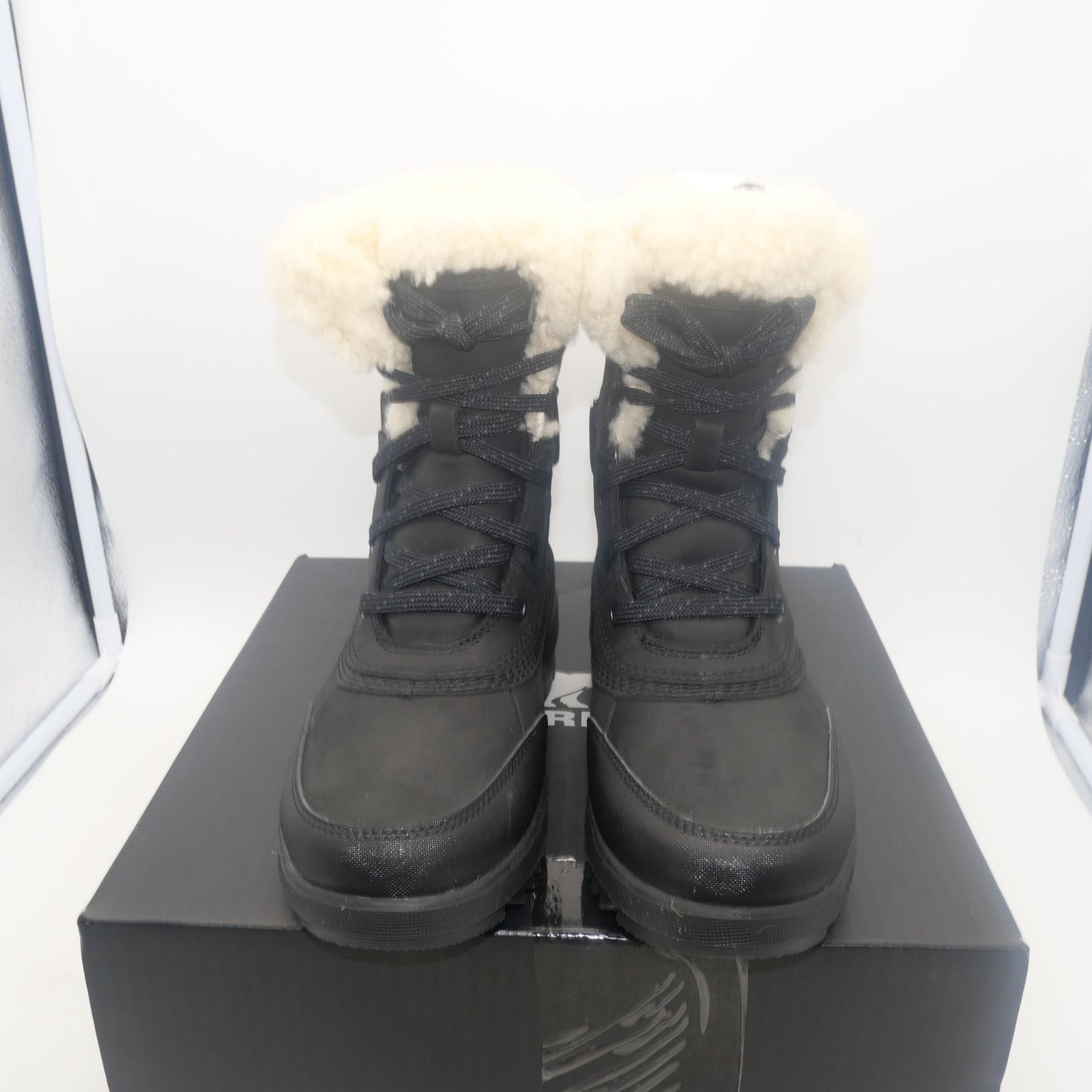 SOREL NEW Sorel Tivoli IV Parc Waterproof Boots Black Sea Salt Size US 6 / IT 36 - 11 Thumbnail