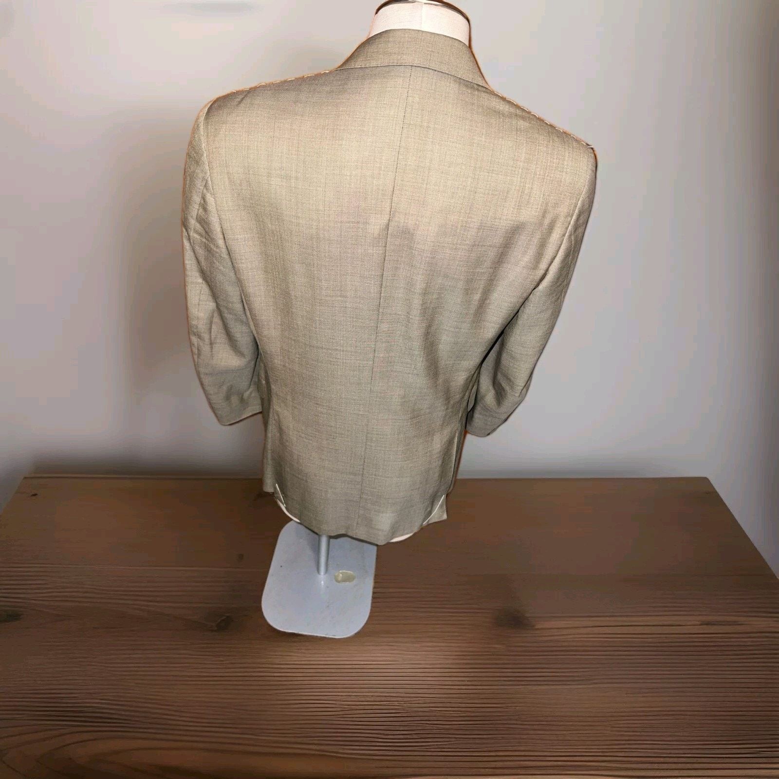 Canali Canali Men's Caki 3 Button Blazer 40R US/ 50R EU Size 40R - 4 Thumbnail