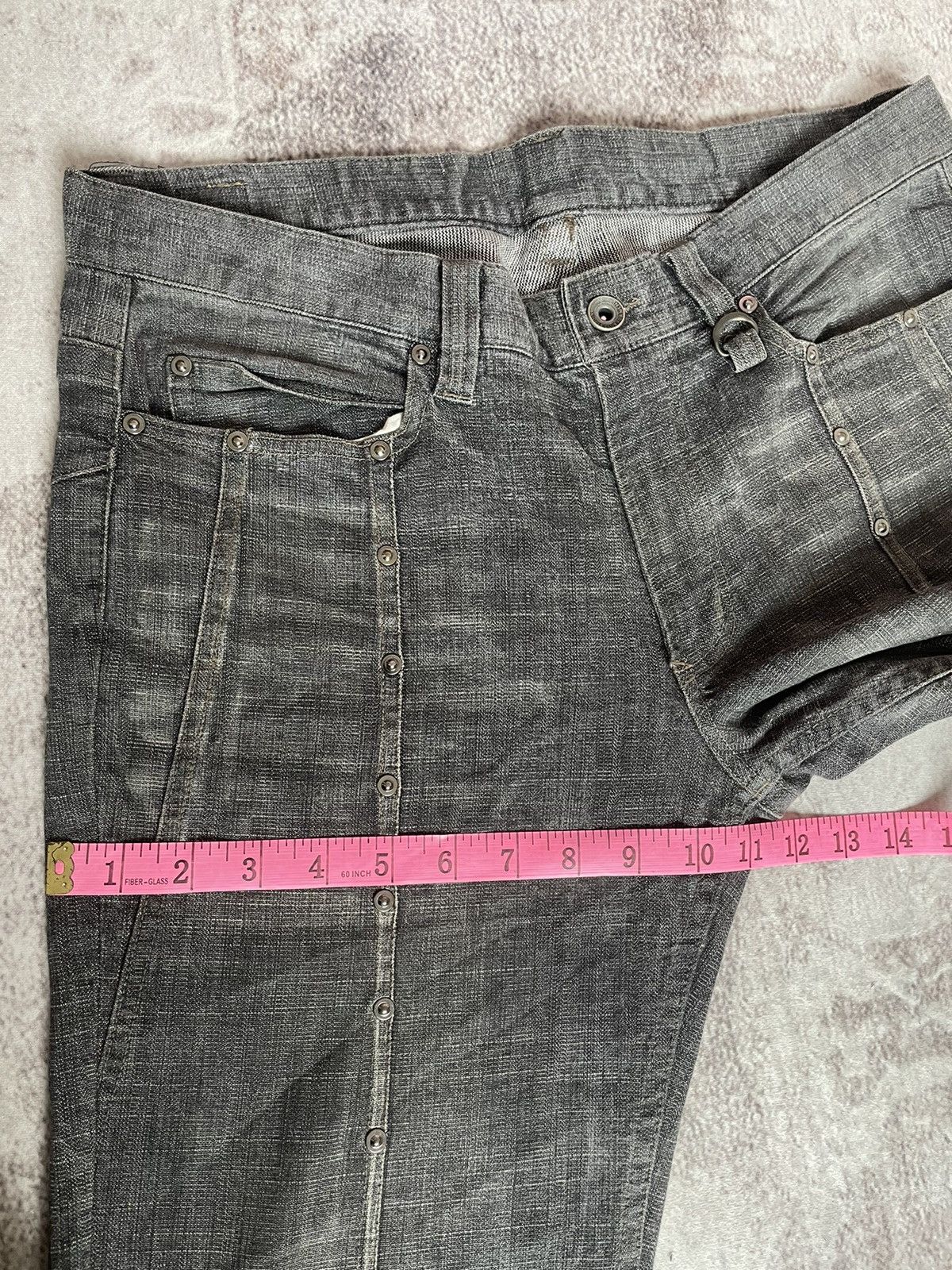 Nicole Club Vintage Y2K NCFM Studded Denim Pants Size US 33 - 13 Thumbnail