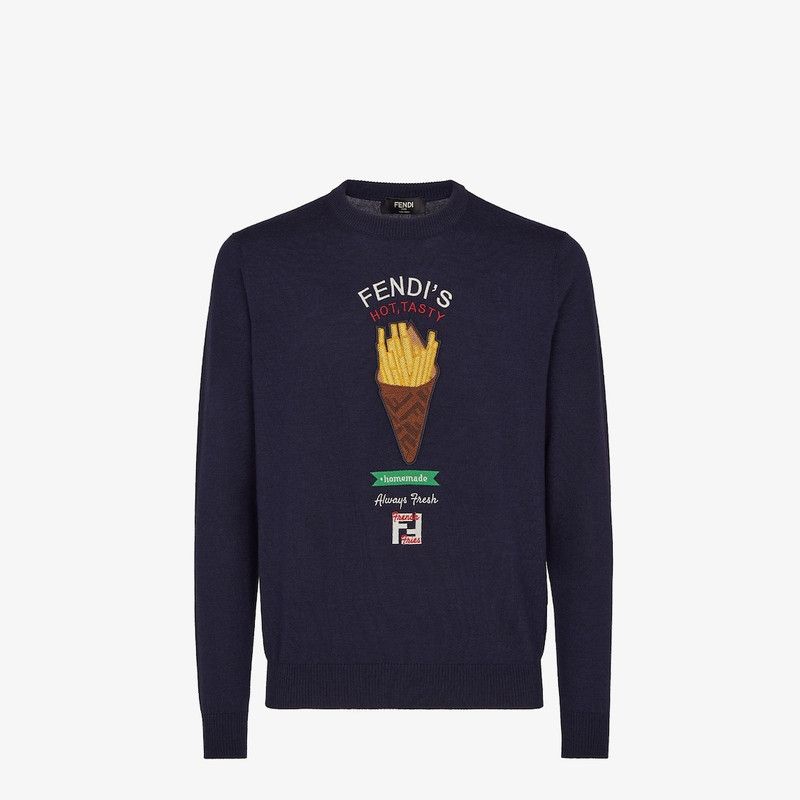 o1s1wg110226 Pullover in Navy Blue