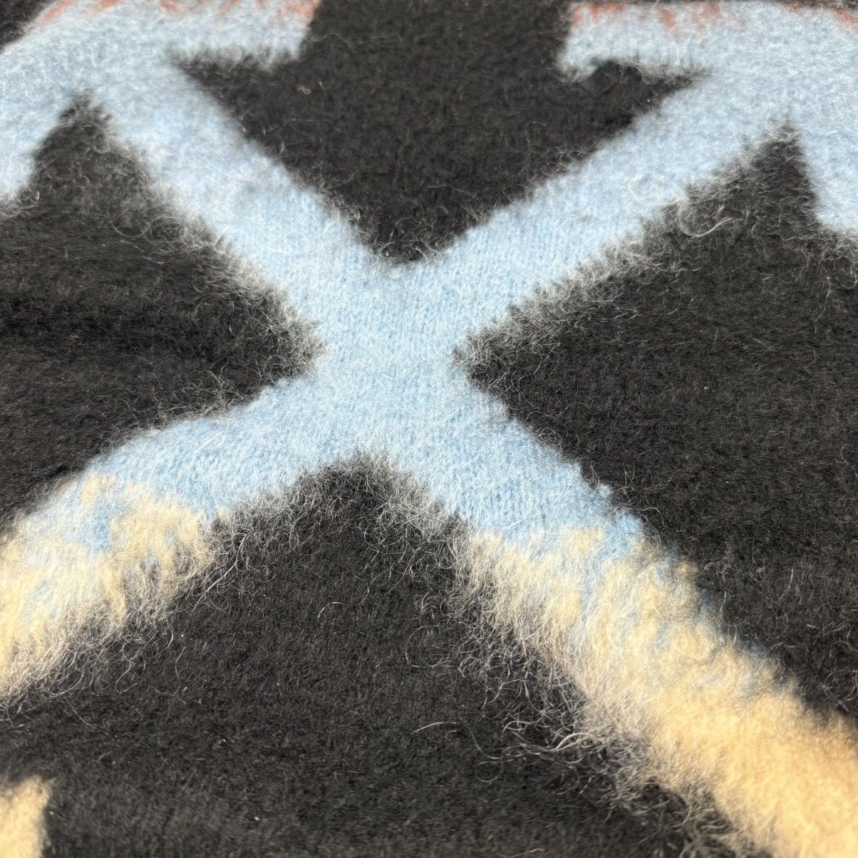 Off-White OFF-WHITE Mohair ‘Black/Gradient’ Wool Sweater Size US M / EU 48-50 / 2 - 3 Thumbnail