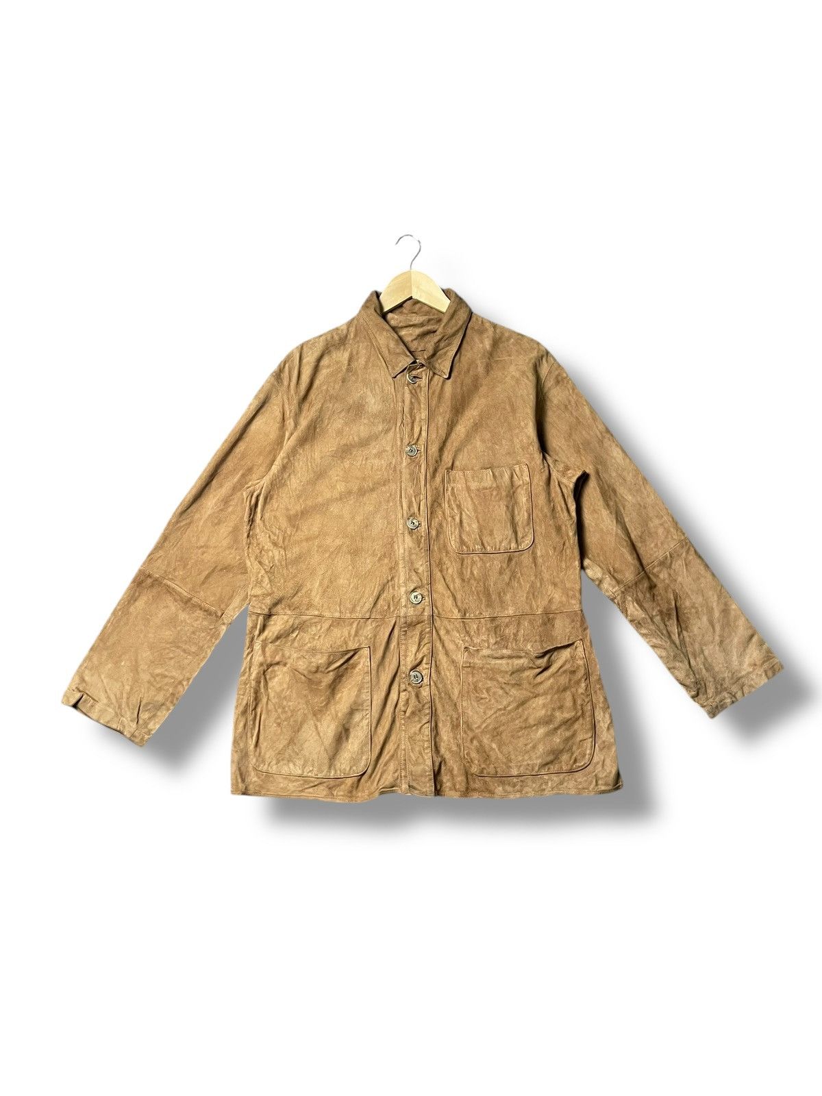 Vintage Vintage Peter Keen Leather Suede Jacket (45) Size US S / EU 44-46 / 1 - 1 Thumbnail