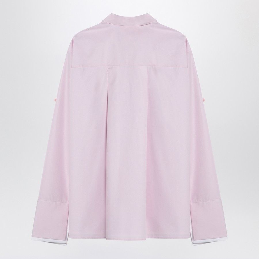 Loewe o1d2blof0824 Cotton Turn-Up Shirt in Pink Size XS / US 0-2 / IT 36-38 - 2 Thumbnail
