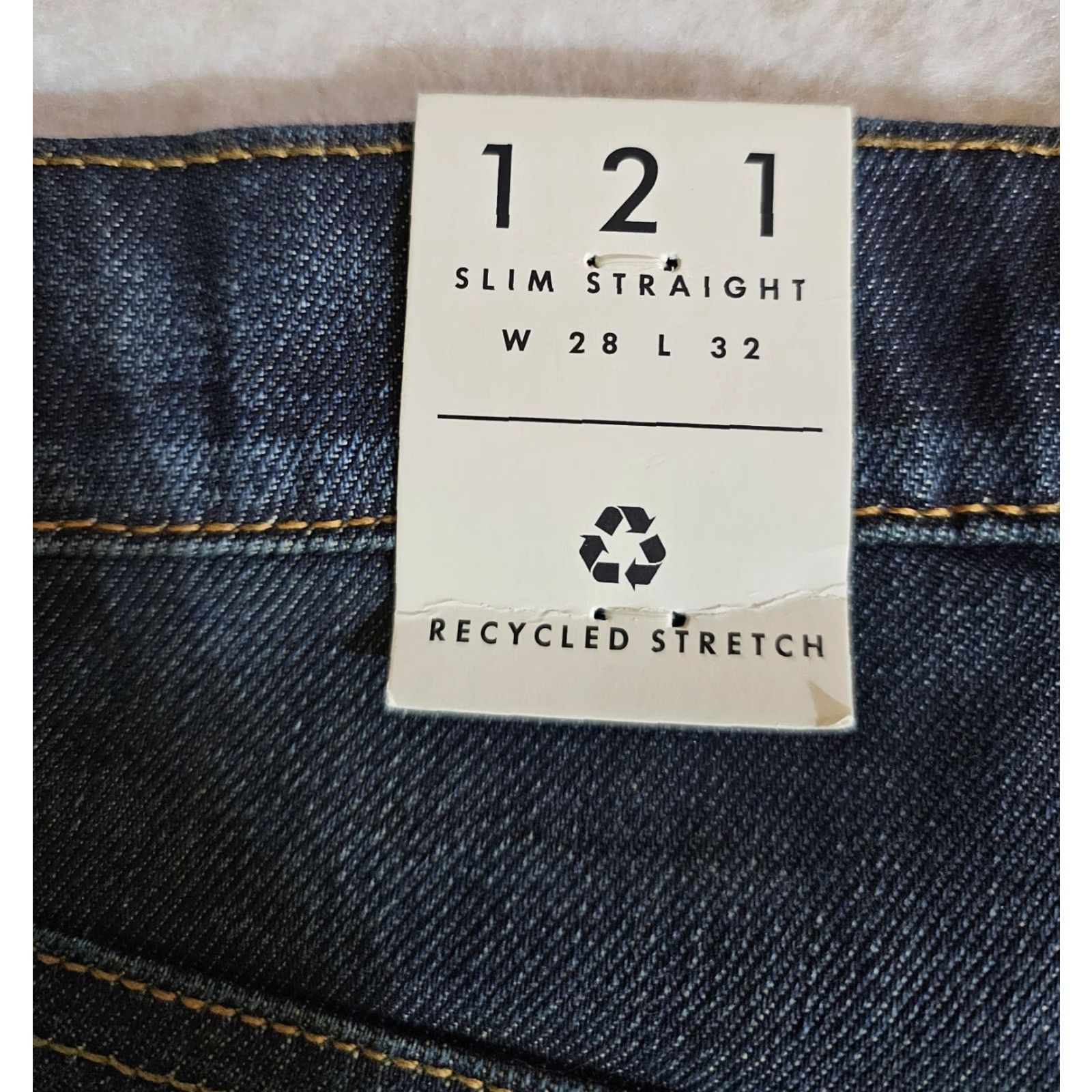 Lucky Brand NWTs Lucky Brand Mens Size 28x32 Preshing 121 Slim Straight Jeans Stretch Casual Denim Size US 28 / EU 44 - 5 Thumbnail