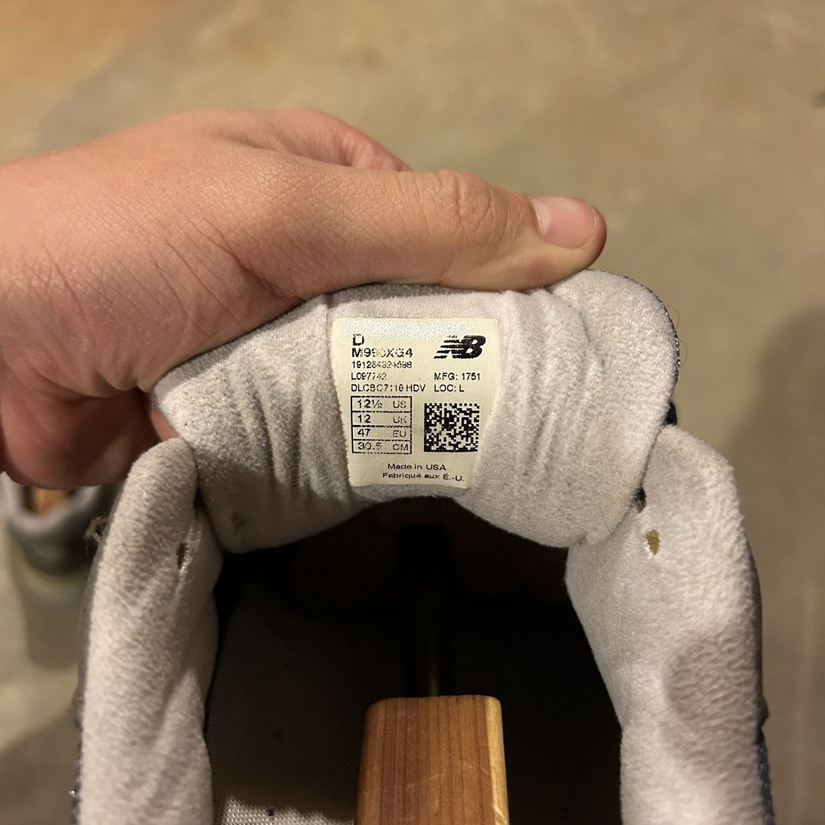 New Balance New Balance 990v4 Silver Mink 2017 US 12.5 Made in USA 🇺🇸 Size US 12.5 / EU 45-46 - 9 Thumbnail