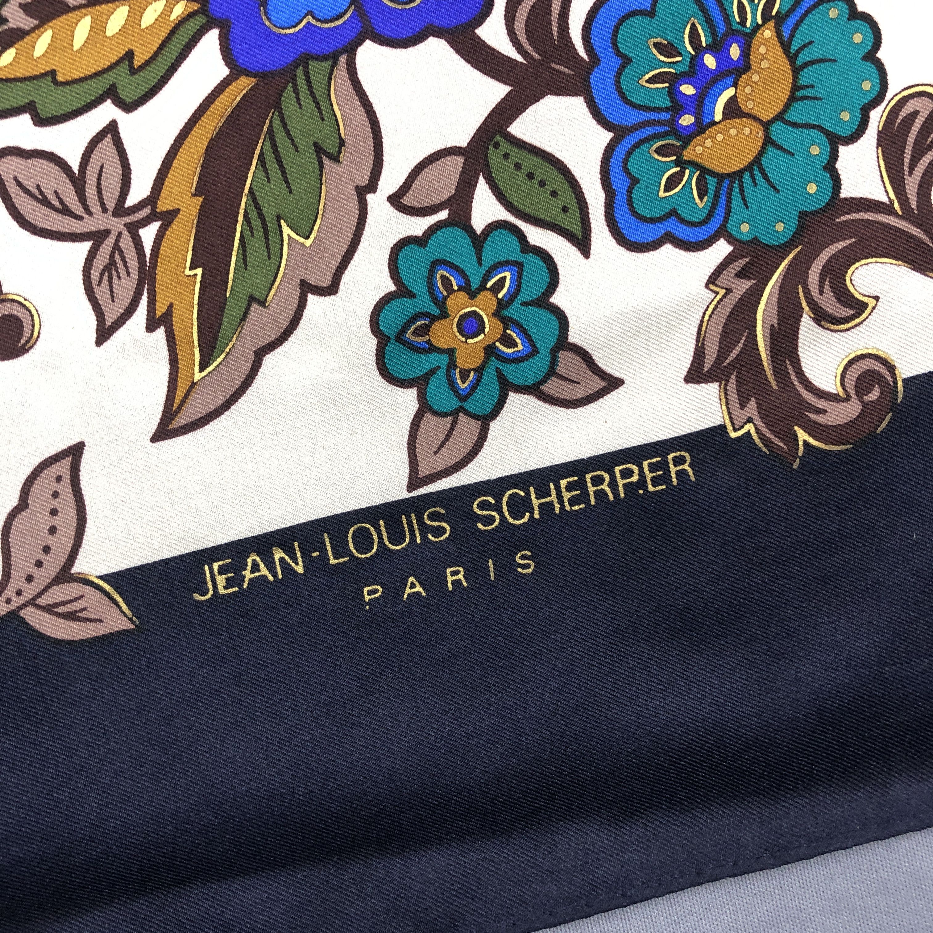 Jean-Louis Scherrer × Vintage Vintage Jean Louis Scherrer SILK Scarf Stole Wraps Scarves Size ONE SIZE - 6 Thumbnail